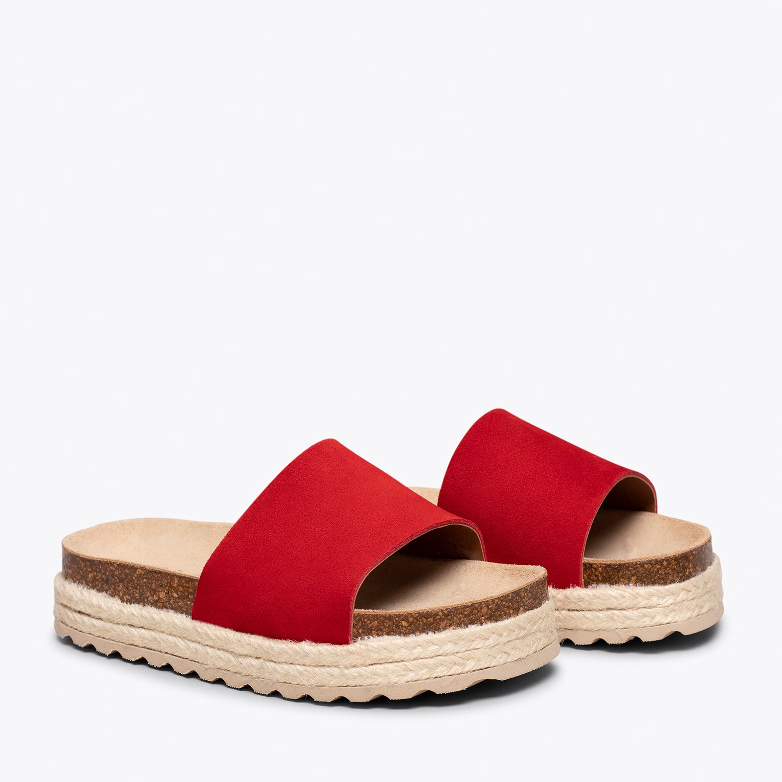 STRAWBERRY – RED flat sandals for girls