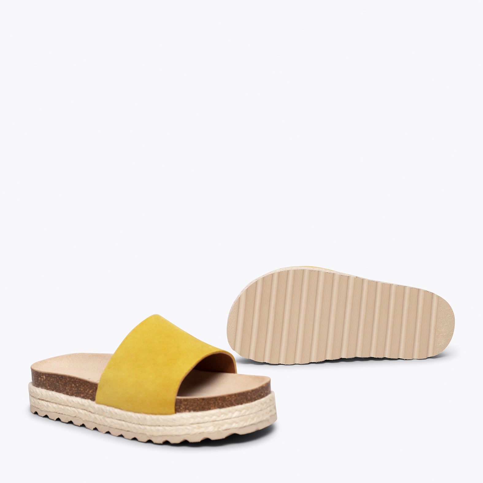FRESA Sandalias planas de niña AMARILLAS