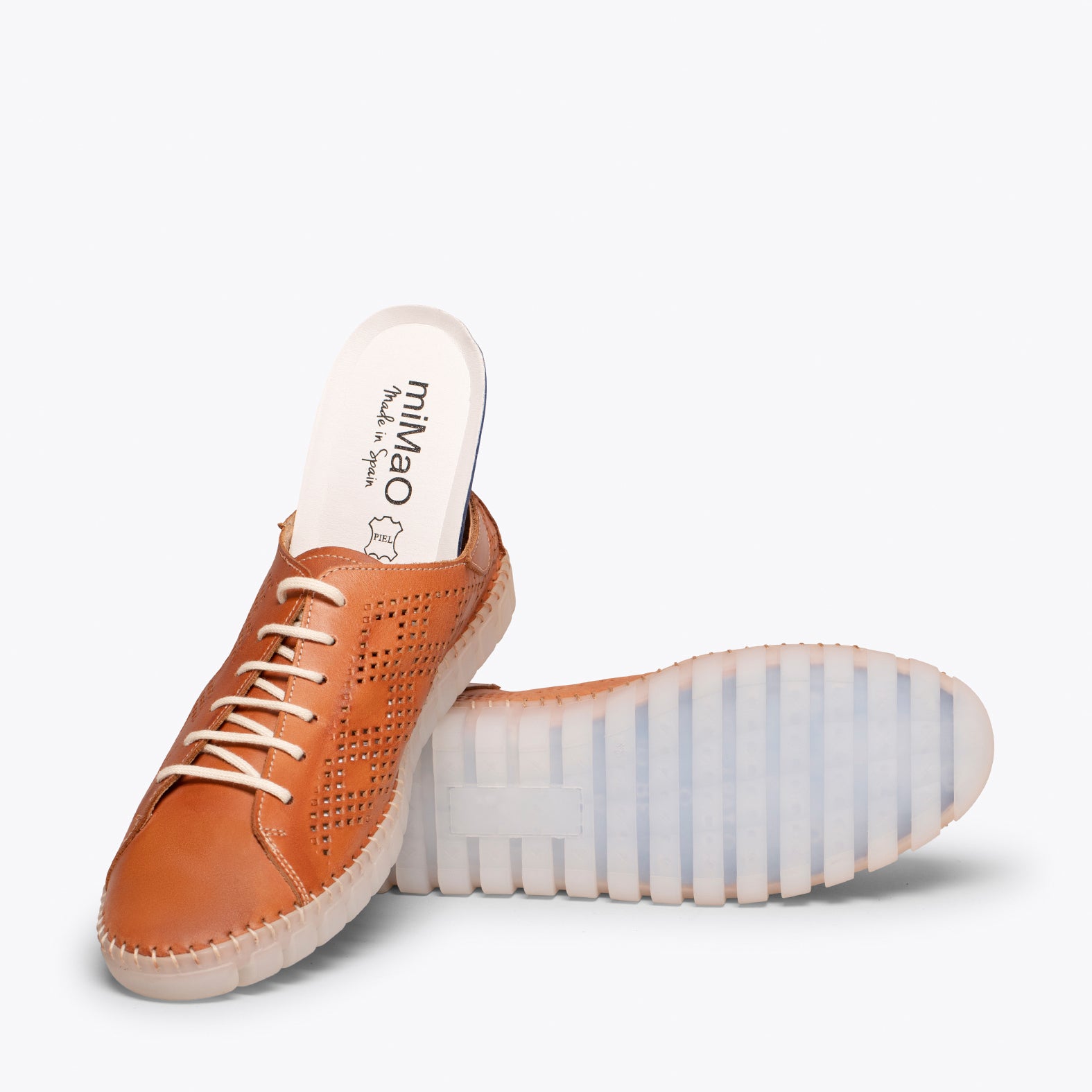 FLEXY Zapatilla CAMEL extra flexible con picado