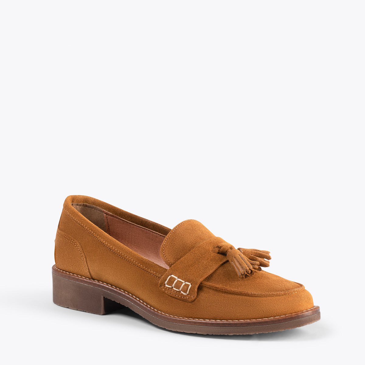 CASTELLANO CASUAL – Mocasín con borla CAMEL