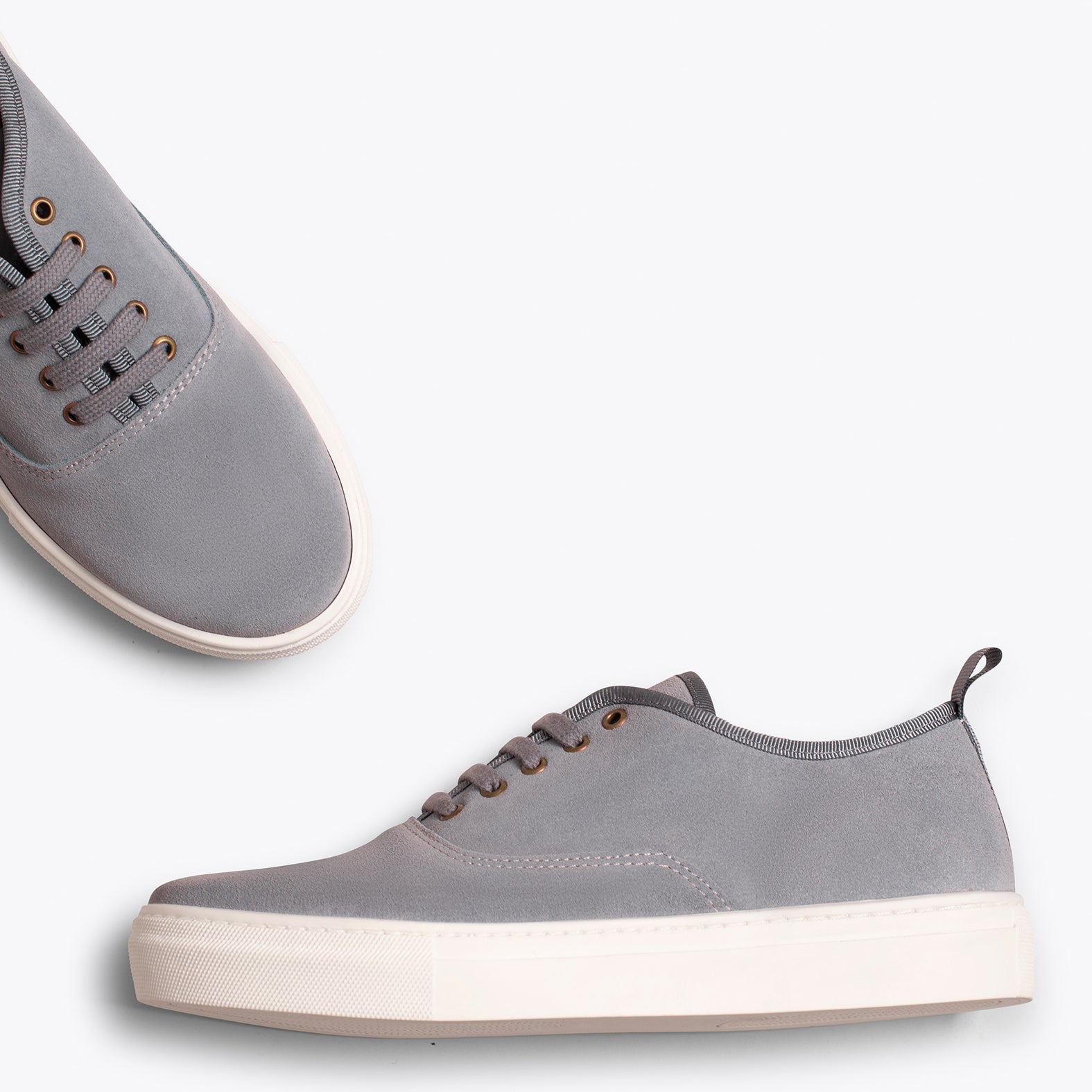 WANDER - Sneaker femme avec plateforme GRIS