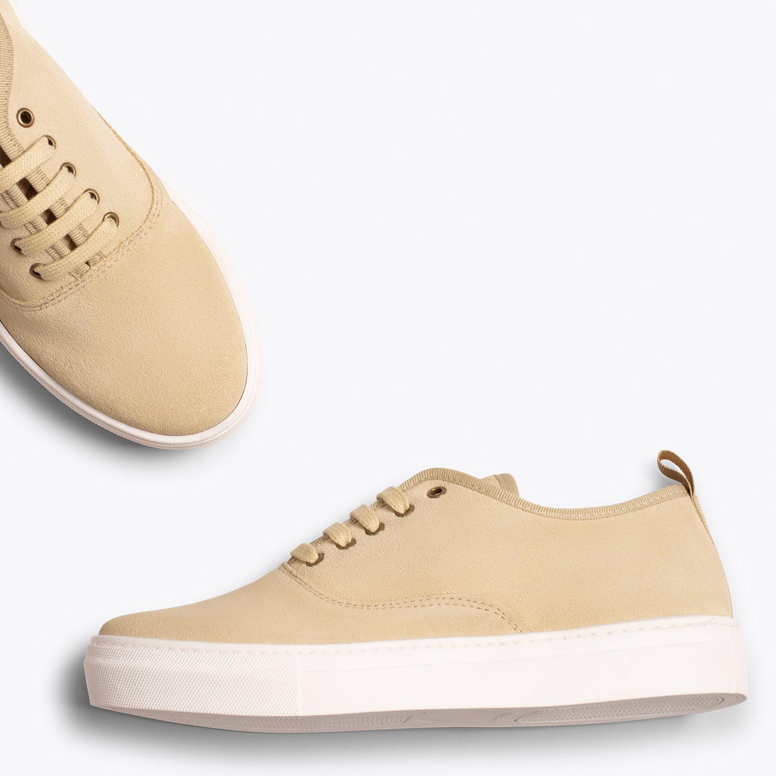 WANDER - Sneaker femme avec plateforme BEIGE