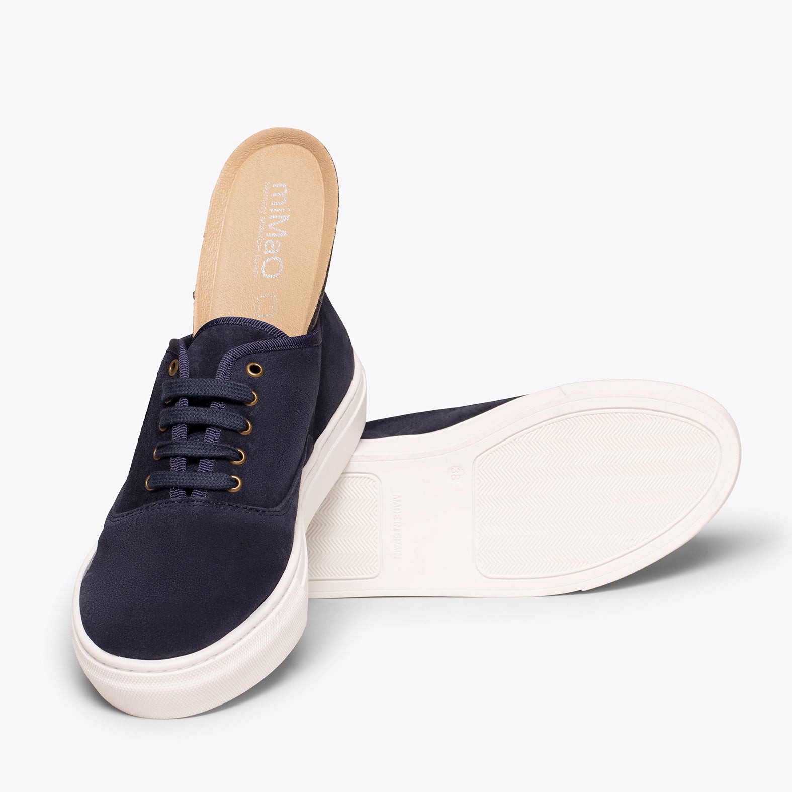 WANDER - Sneaker femme avec plateforme BLEU MARINE