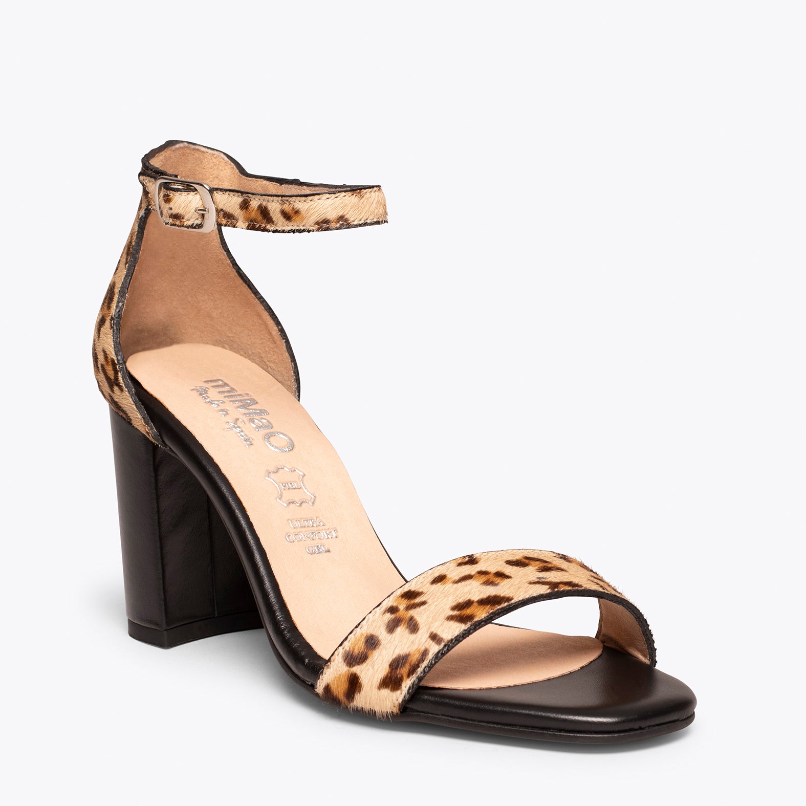 SAVANNAH – LEOPARD animal print high heel sandal