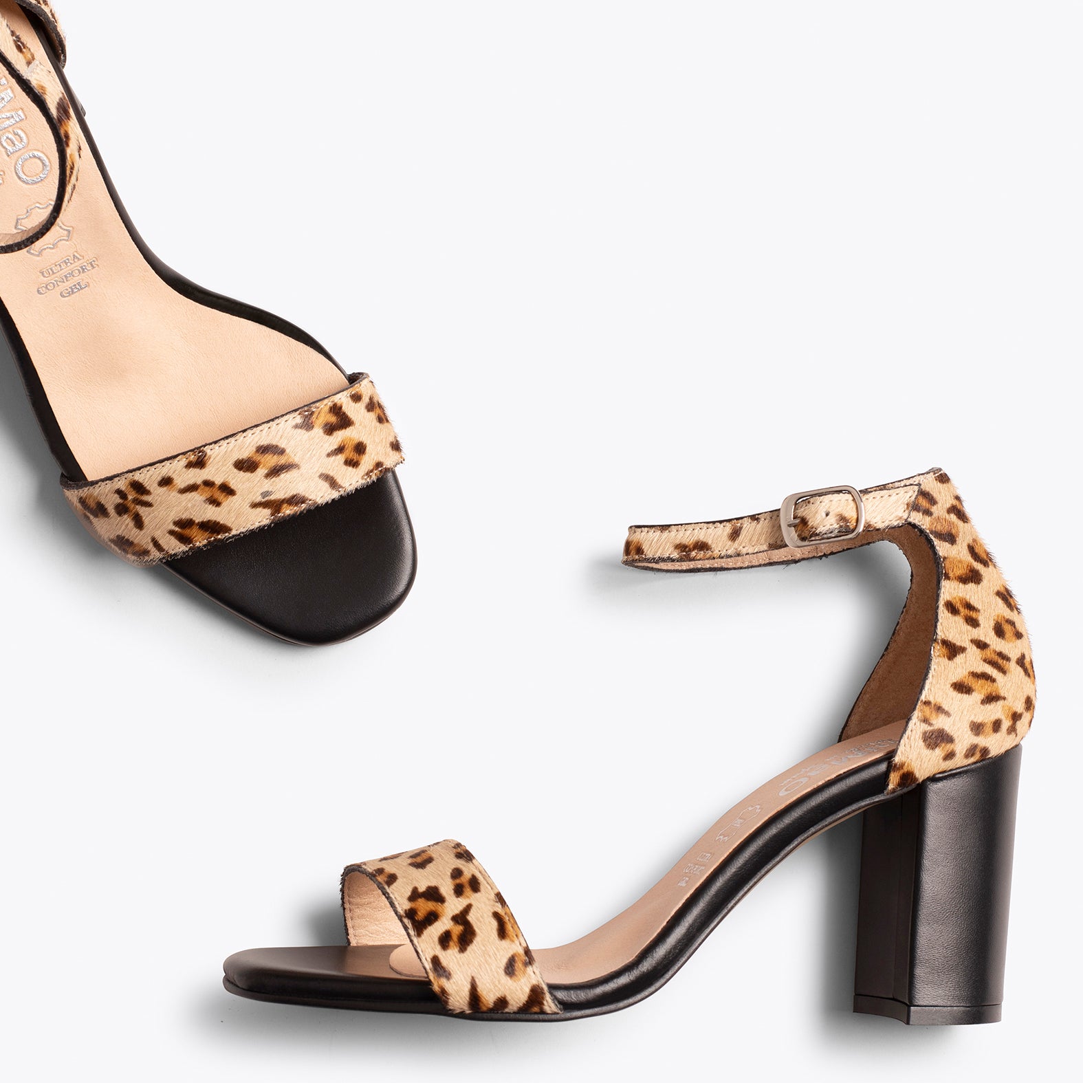 SAVANNAH – LEOPARD animal print high heel sandal