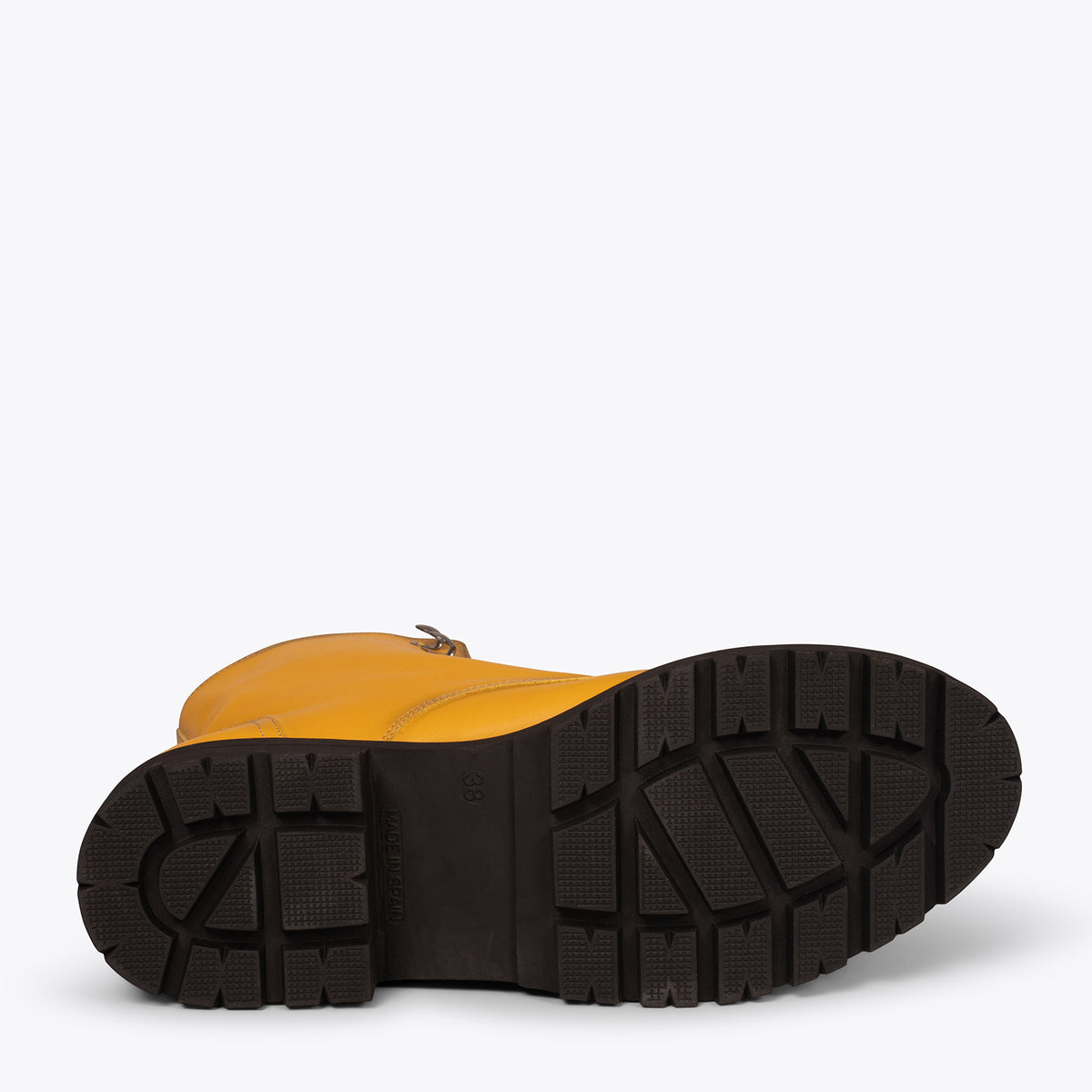 MILITAR - Botas militares de mujer AMARILLO