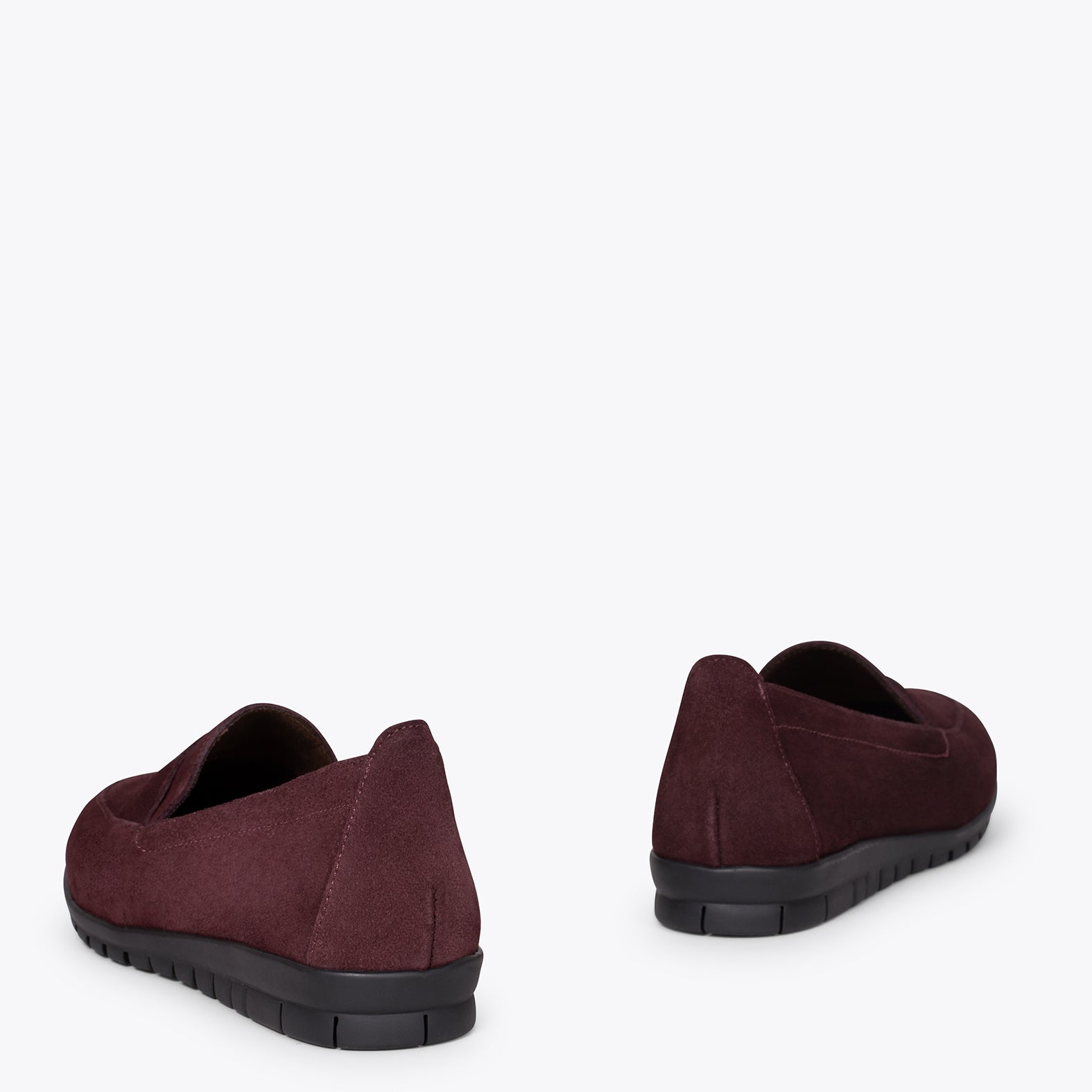 360  Mocasines de mujer con antifaz BURDEOS - miMaO ®