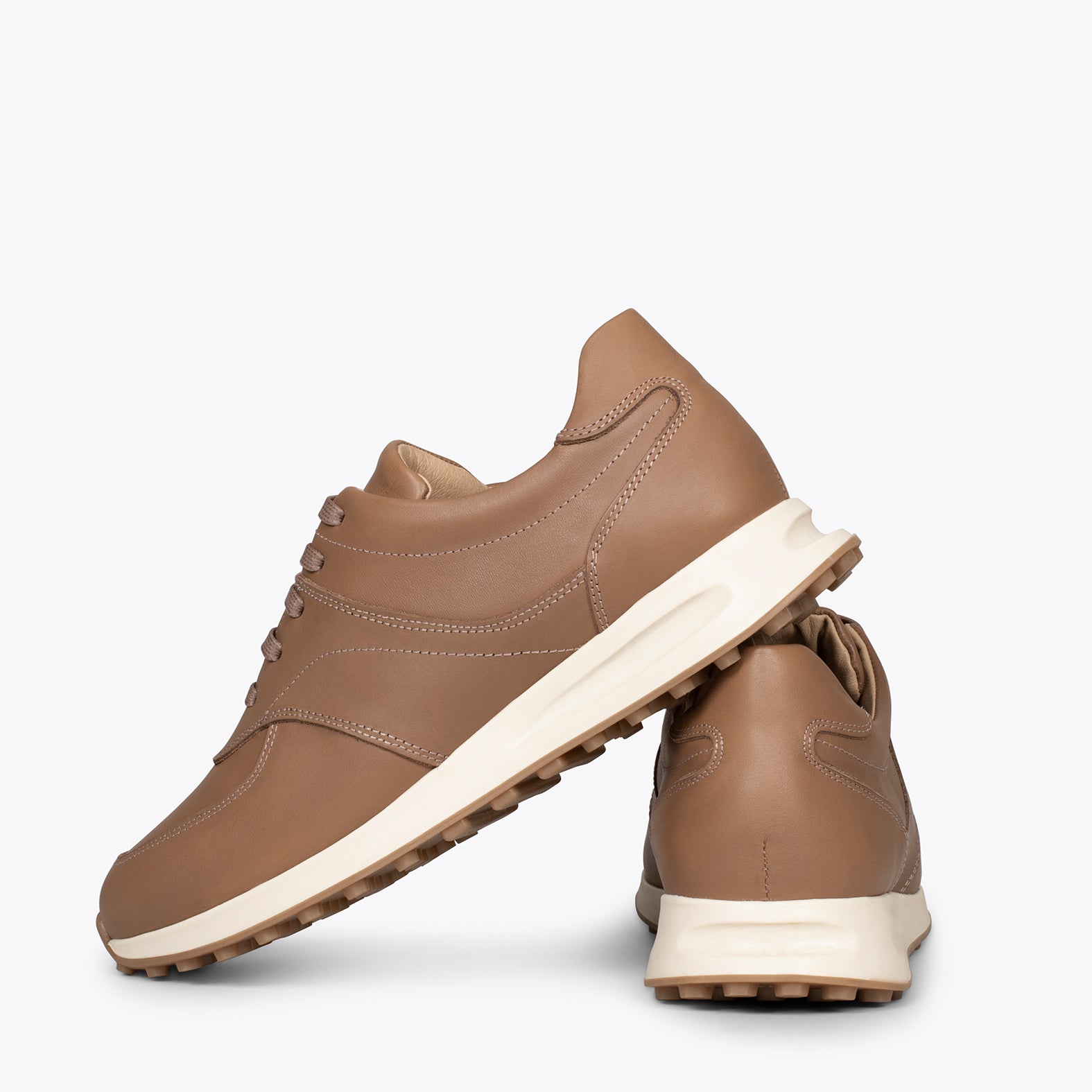 YORK - Zapatillas de vestir para hombre TAUPE