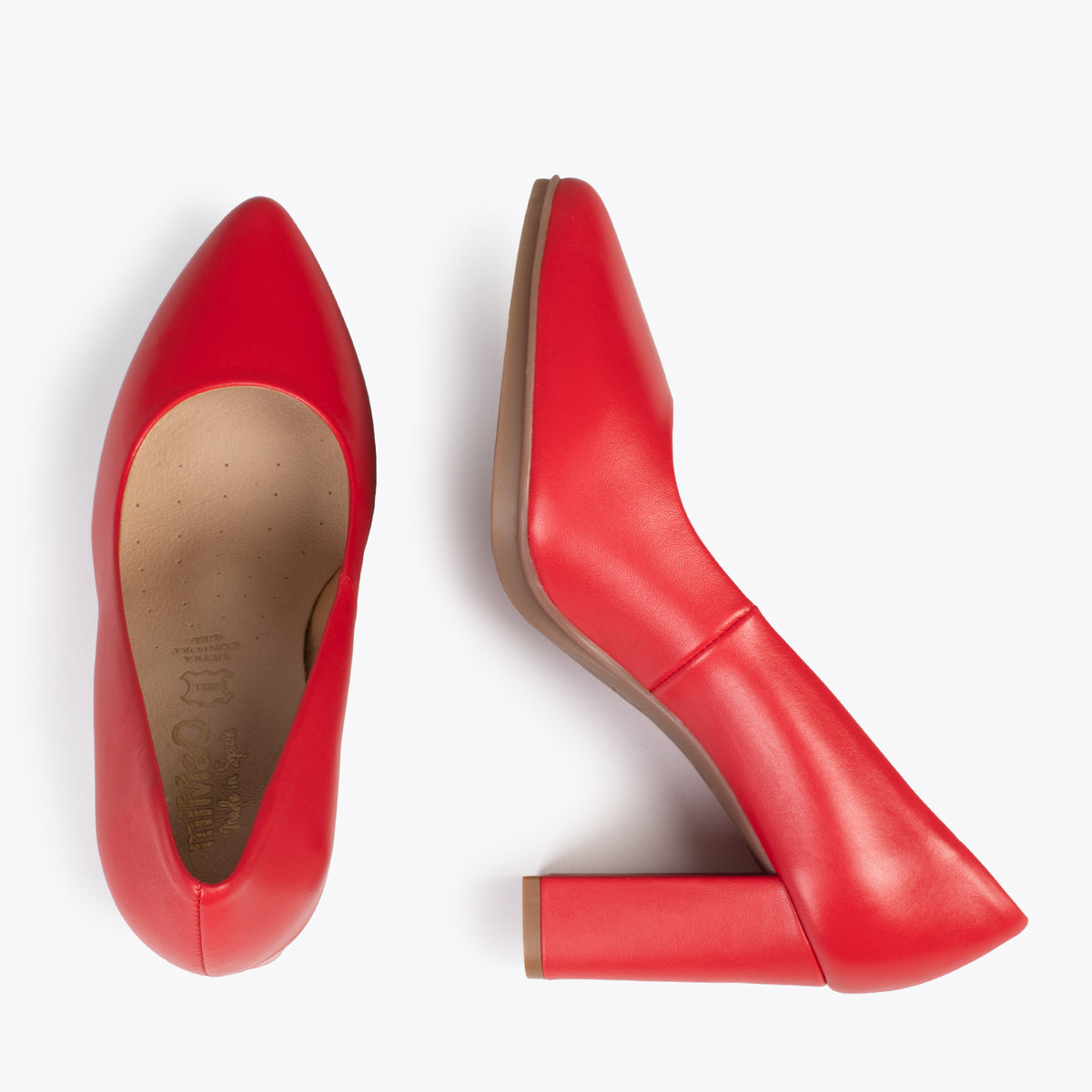 URBAN SALON - Zapatos de tacón alto en napa ROJO