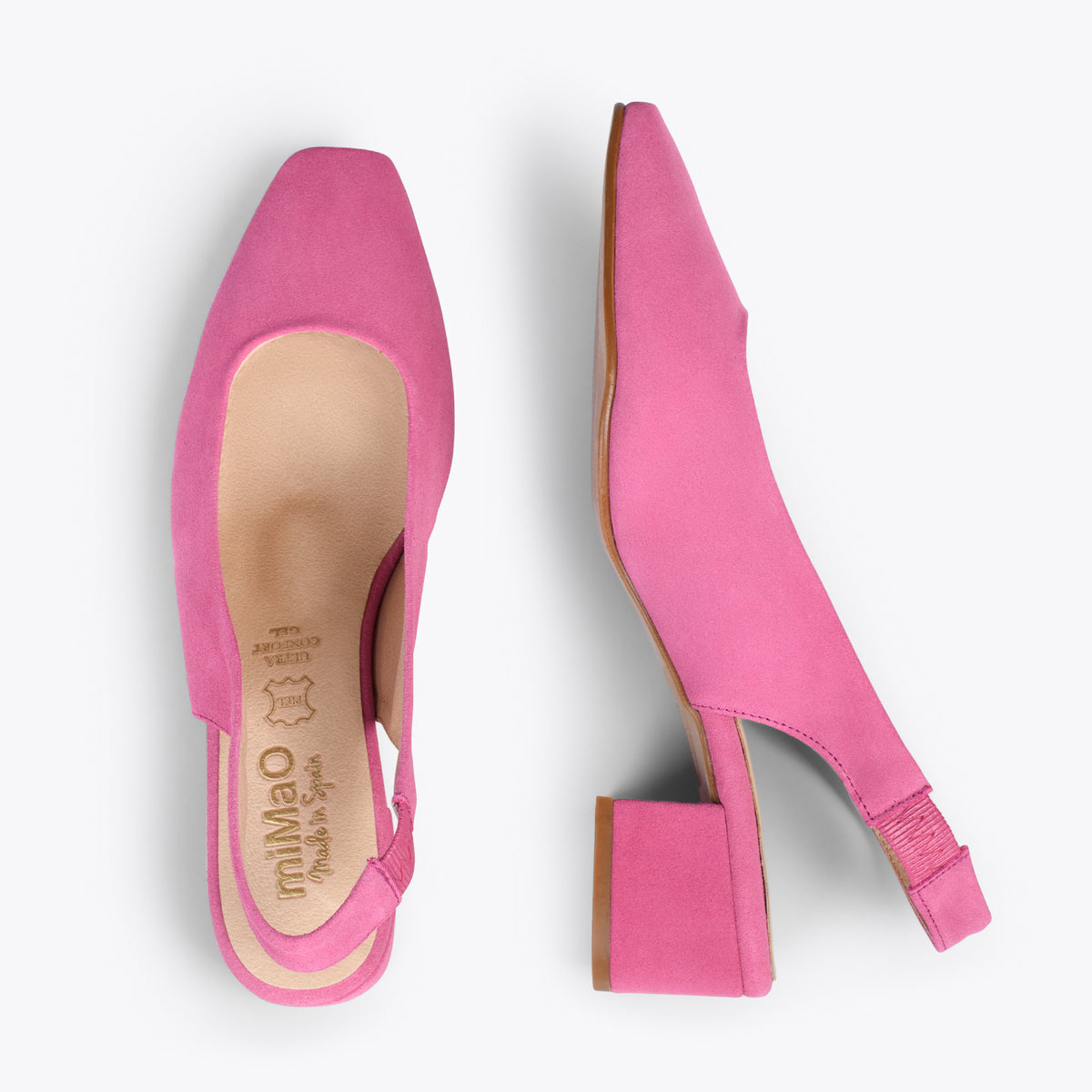 URBAN LADY – Zapatos de tacón destalonados FUCSIA