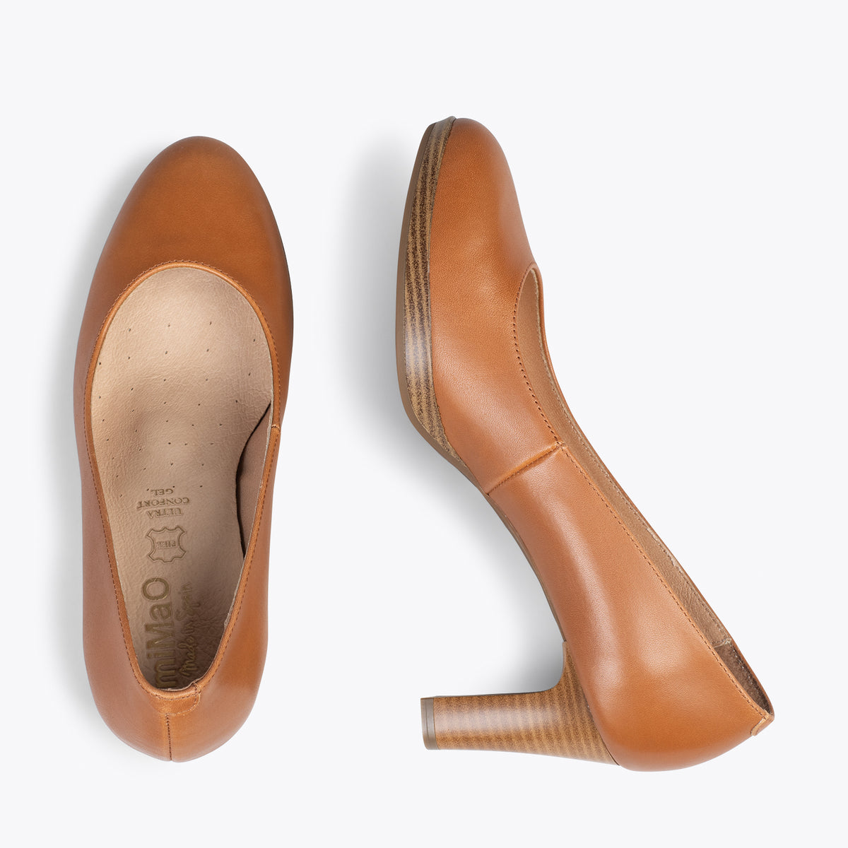 AZAFATA – Zapatos de tacón y plataforma MARRÓN