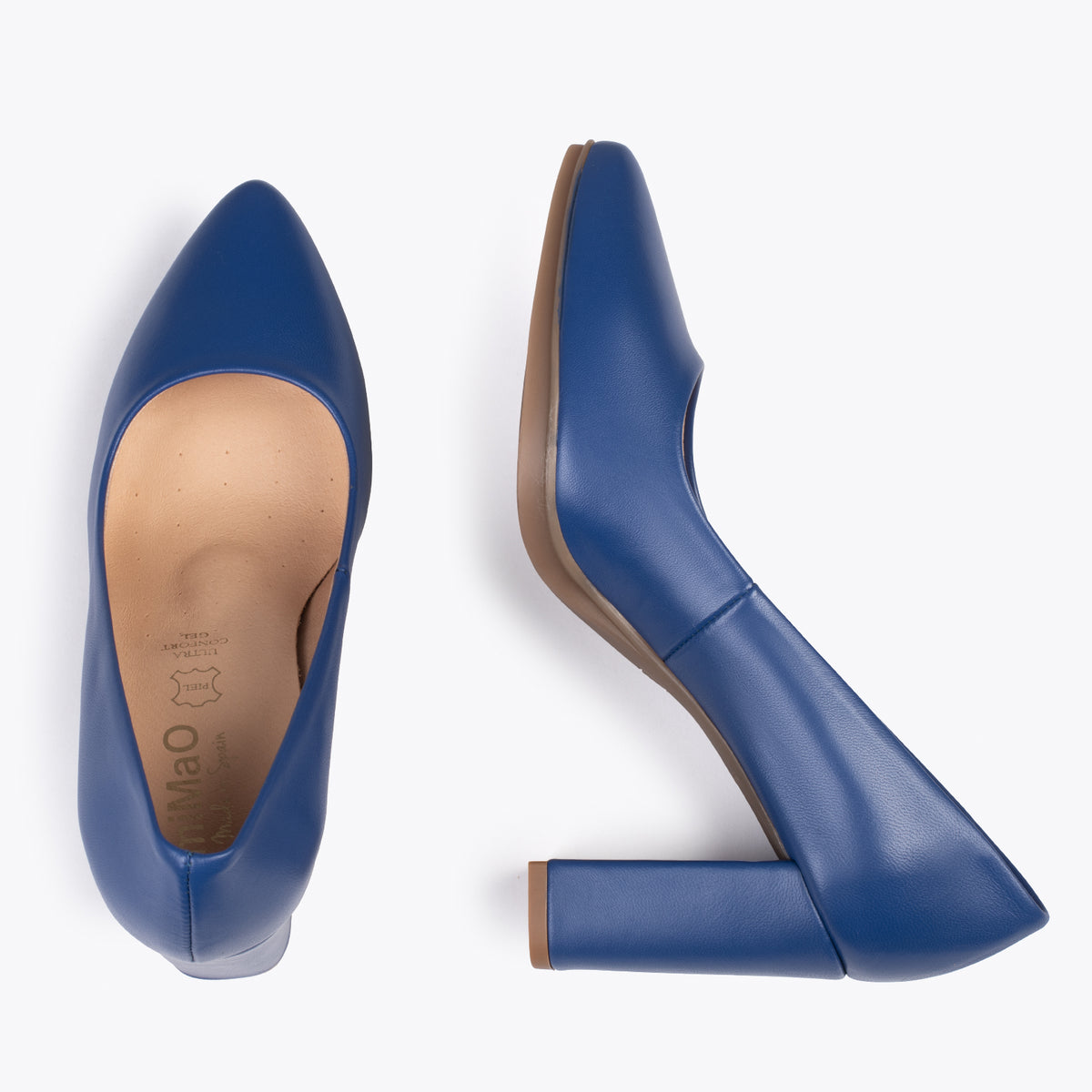 URBAN SALON - Zapatos de tacón alto en napa AZUL