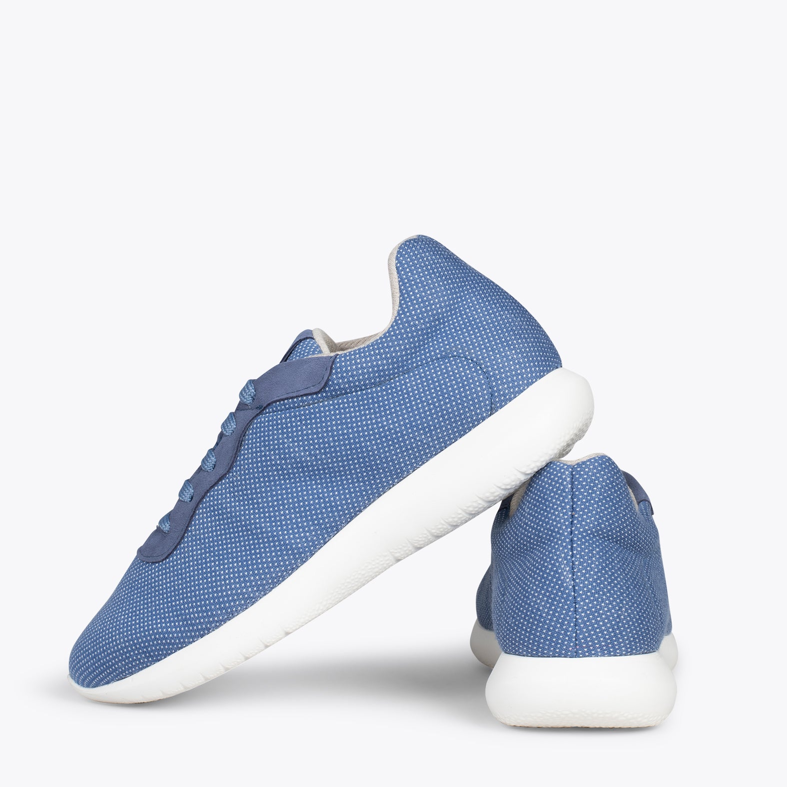 YOGA – Zapatillas deportivas de lana merino JEANS - miMaO ®