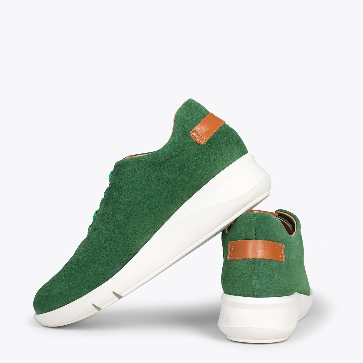 FLY – Zapatos deportivos con cuña VERDE