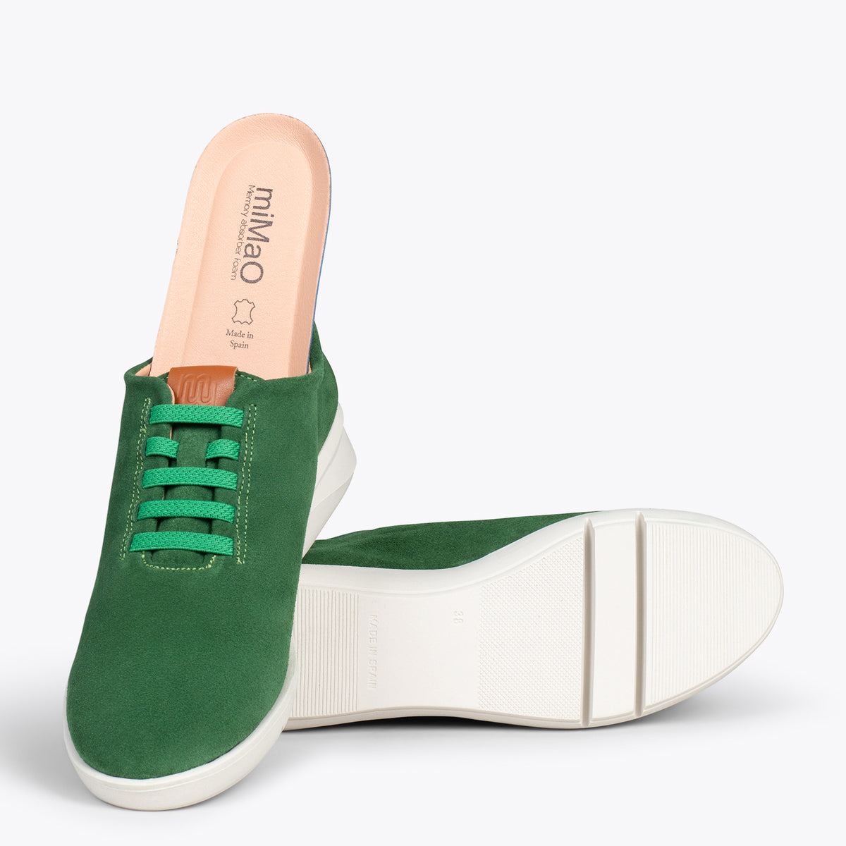 FLY – Zapatos deportivos con cuña VERDE