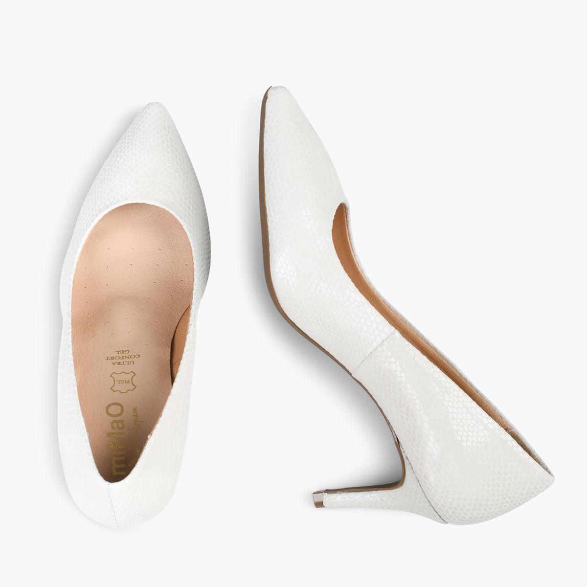 STILETTO ROYAL - Zapatos de tacón de aguja BLANCO