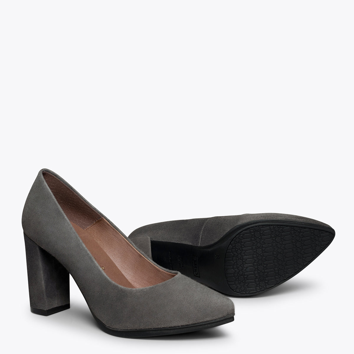 URBAN - Zapatos GRIS OSCURO de tacón alto