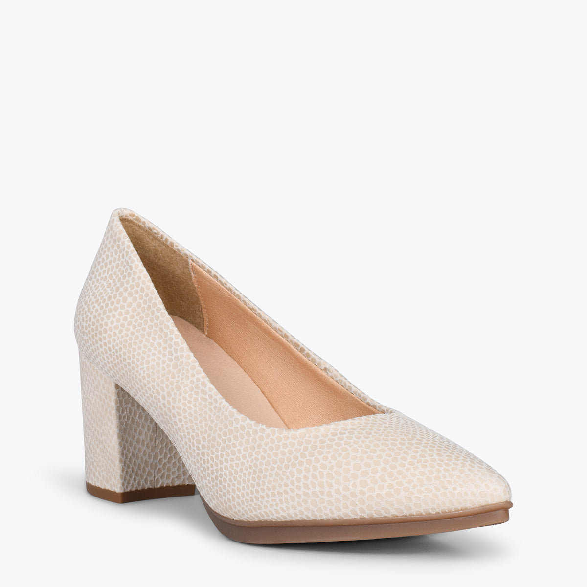 URBAN S ROYAL - Zapatos de tacón medio BEIGE