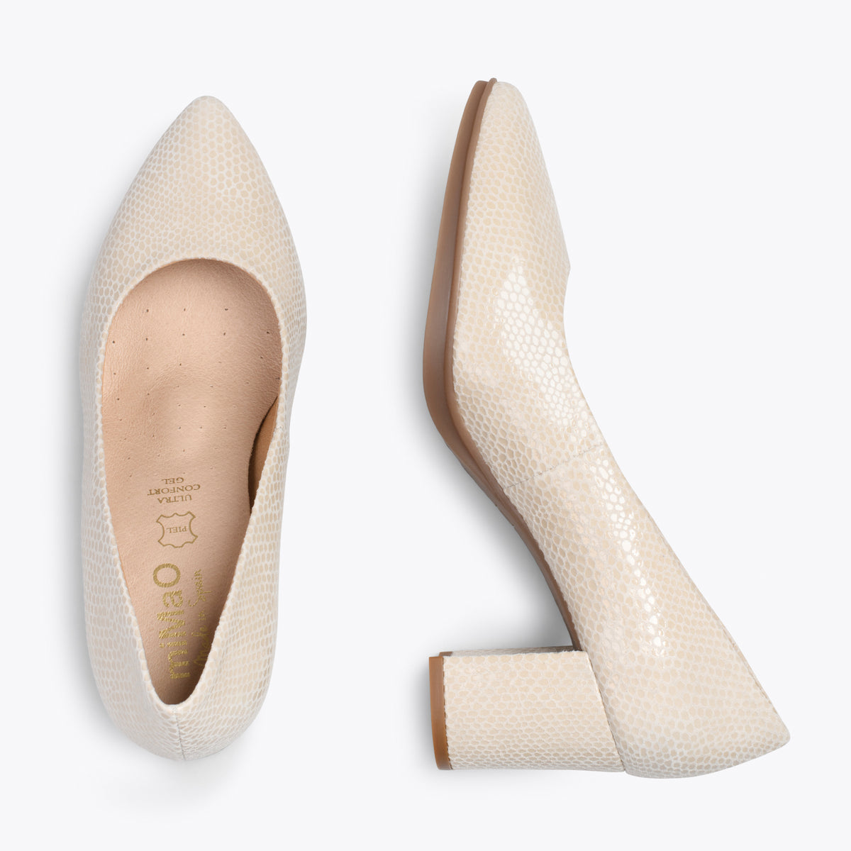 URBAN S ROYAL - Zapatos de tacón medio BEIGE