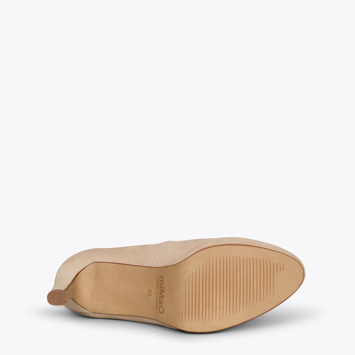 PLATAFORMA - Zapatos de tacón alto y plataforma CAMEL