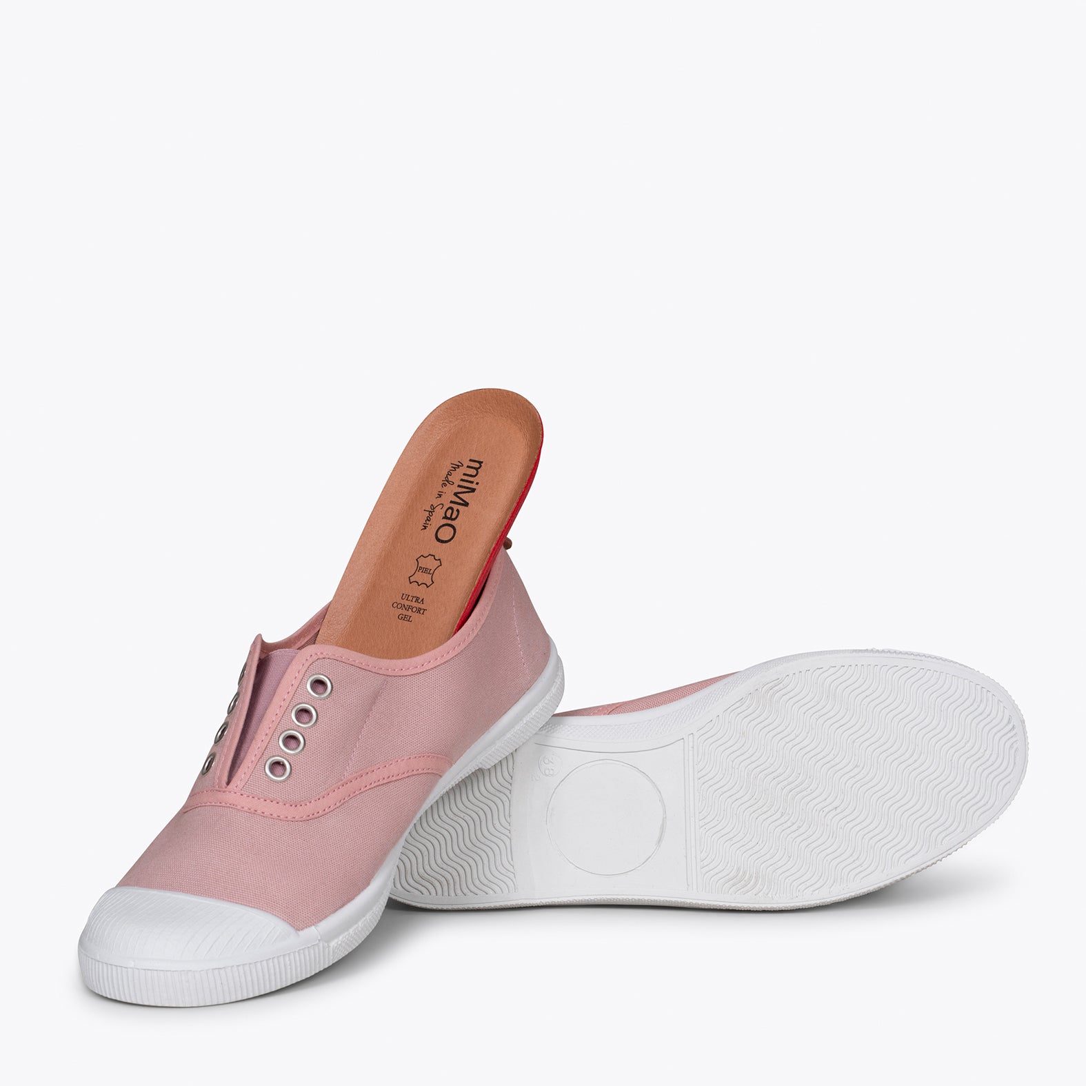 WAY - Zapatillas sin cordones de lona ROSA - miMaO ®