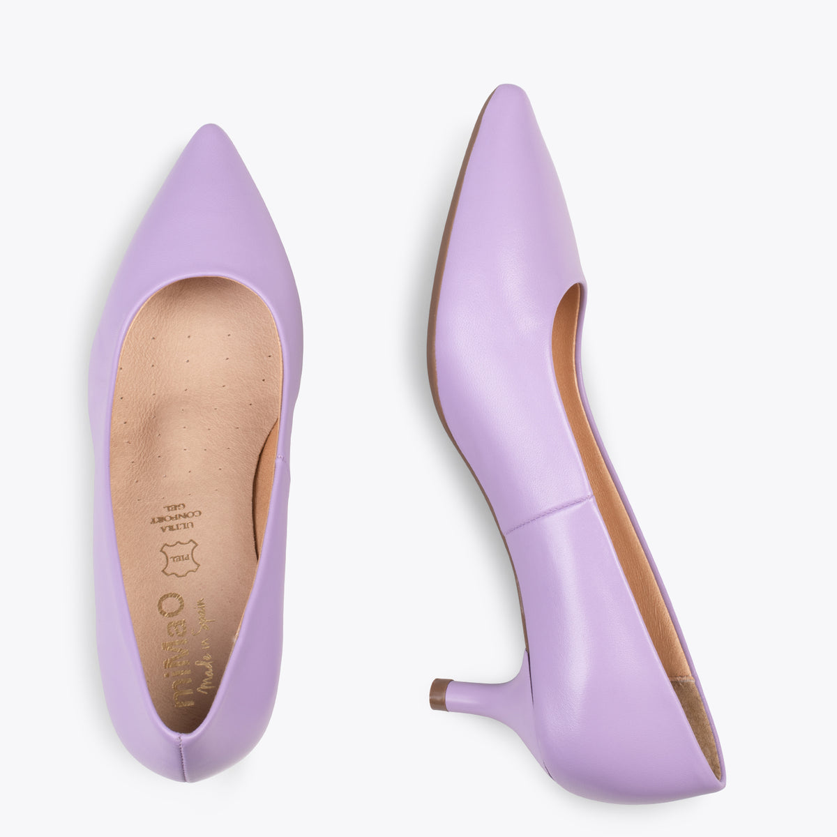 URBAN KITTEN - Zapatos con tacón de chupete de napa LILA
