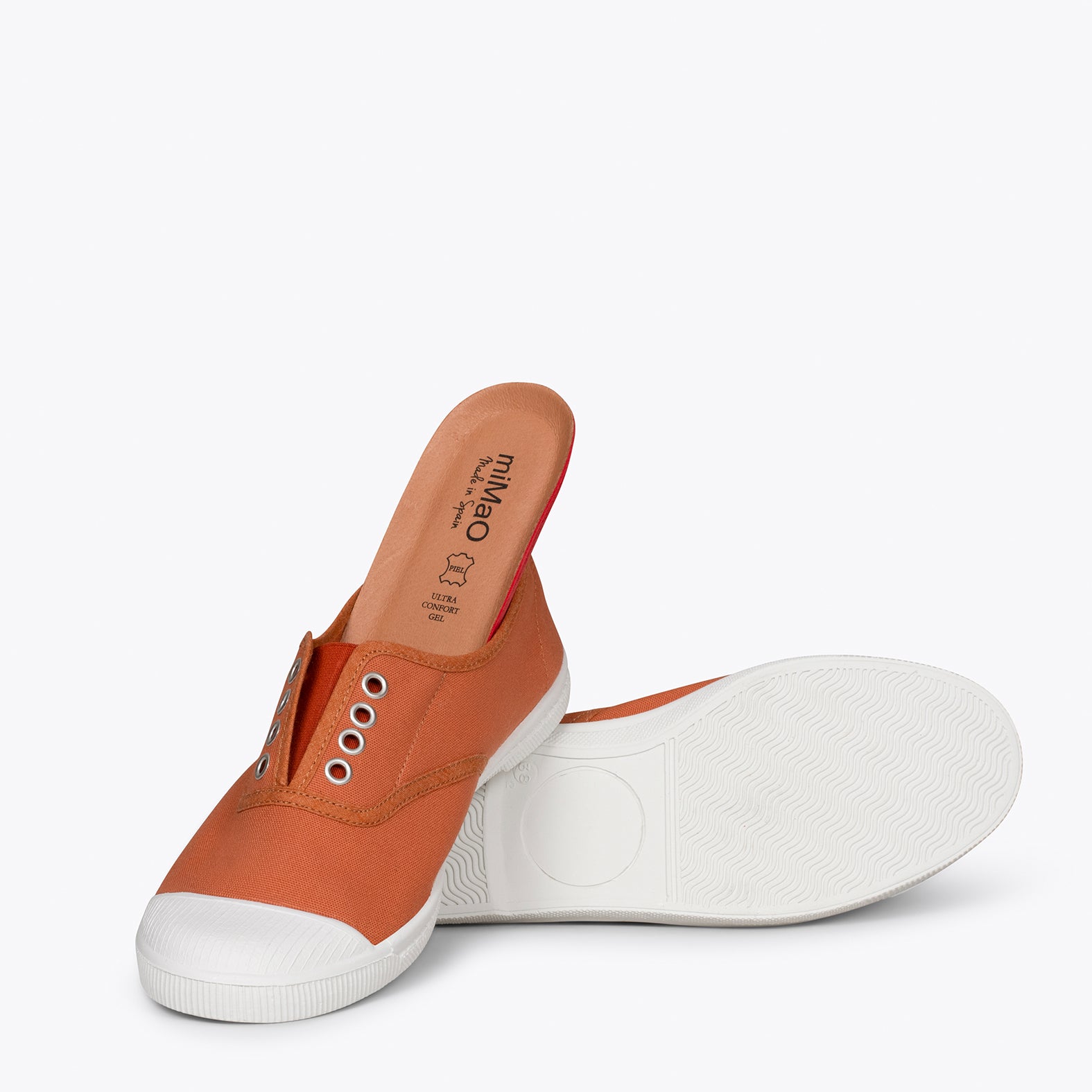 WAY - Zapatillas sin cordones de lona TEJA - miMaO ®