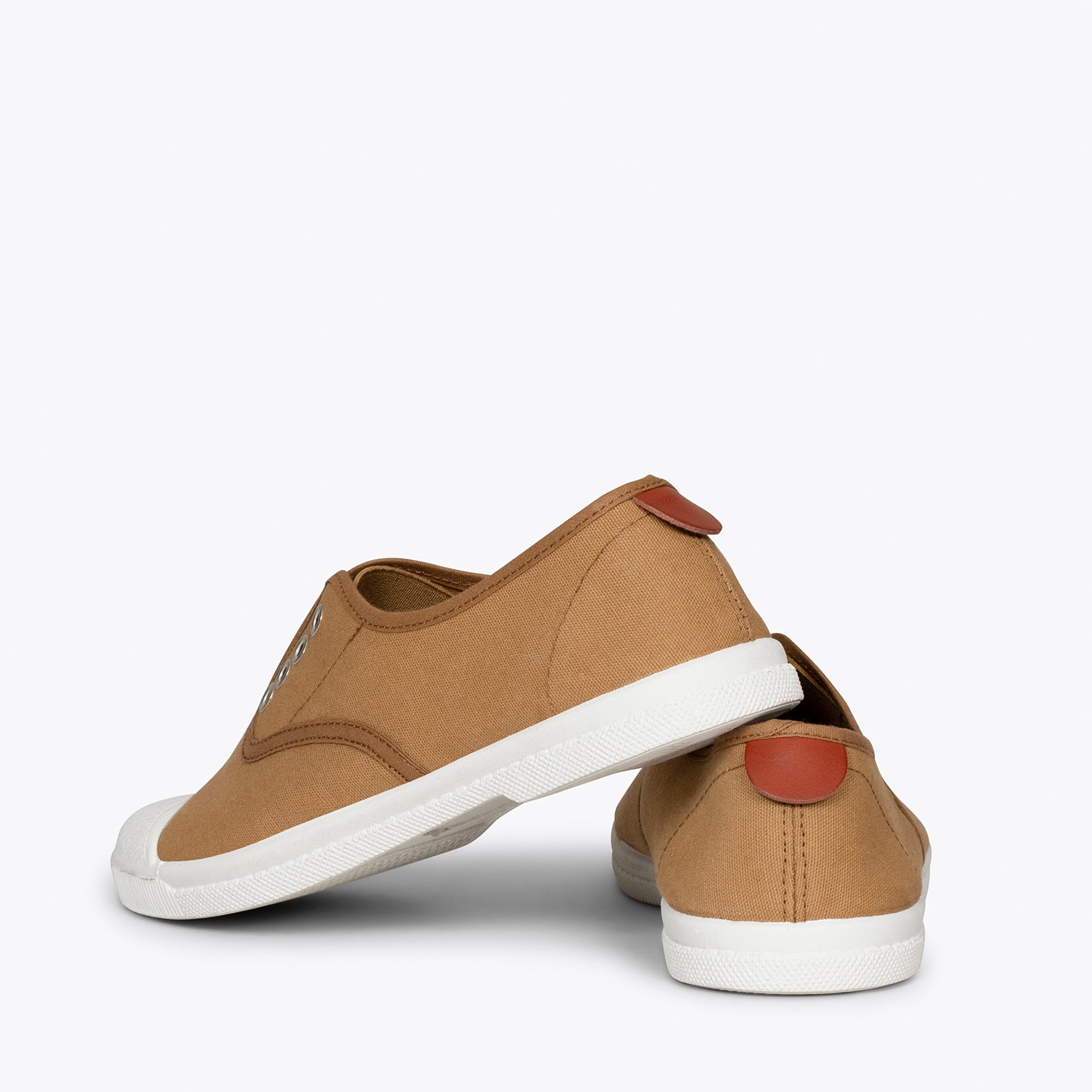 WAY - Zapatillas sin cordones de lona MARRÓN - miMaO ®