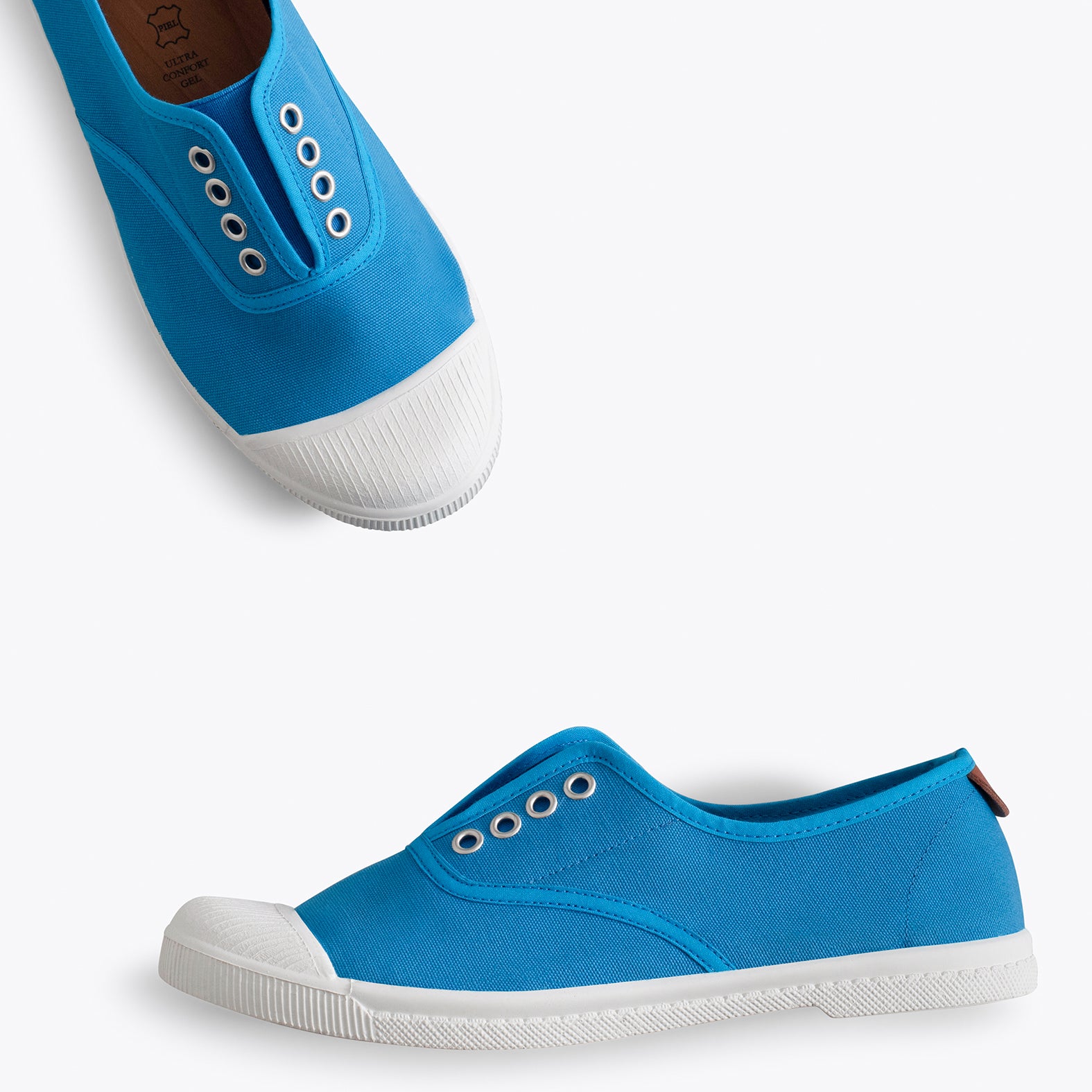 WAY - Zapatillas sin cordones de lona AZULES - miMaO ®