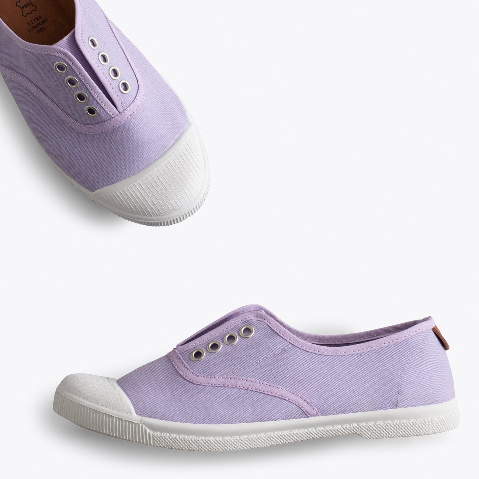 WAY - Zapatillas sin cordones de lona LILAS - miMaO ®