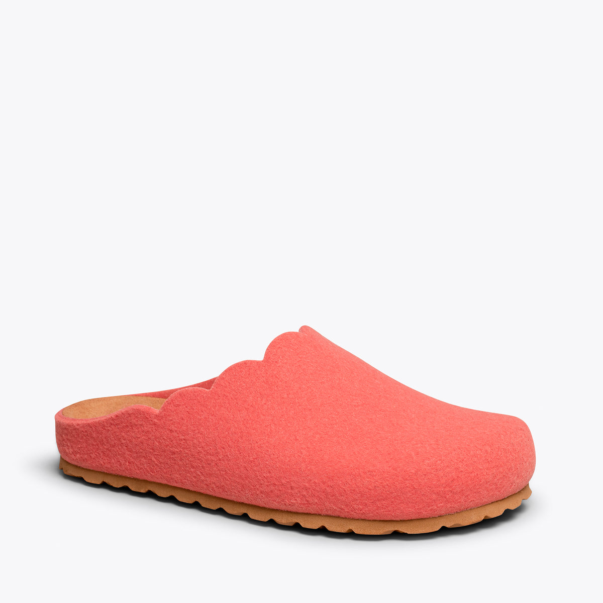 SWEET HOME - SALMON felt home slipper