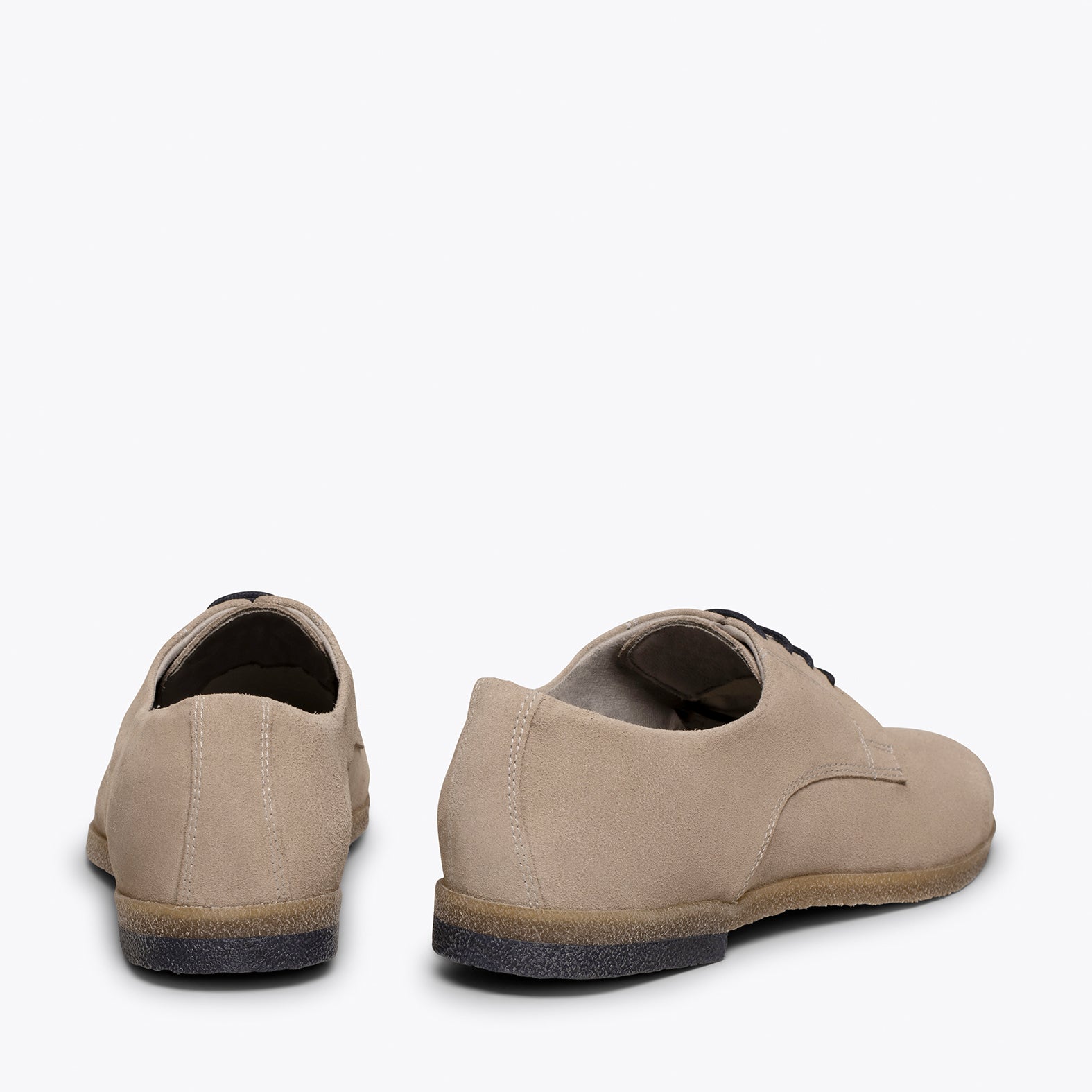 BLUCHER – GREY classic shoes with laces