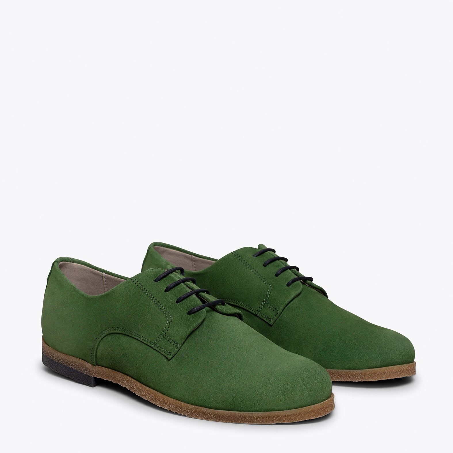 BLUCHER – GREEN classic shoes with laces