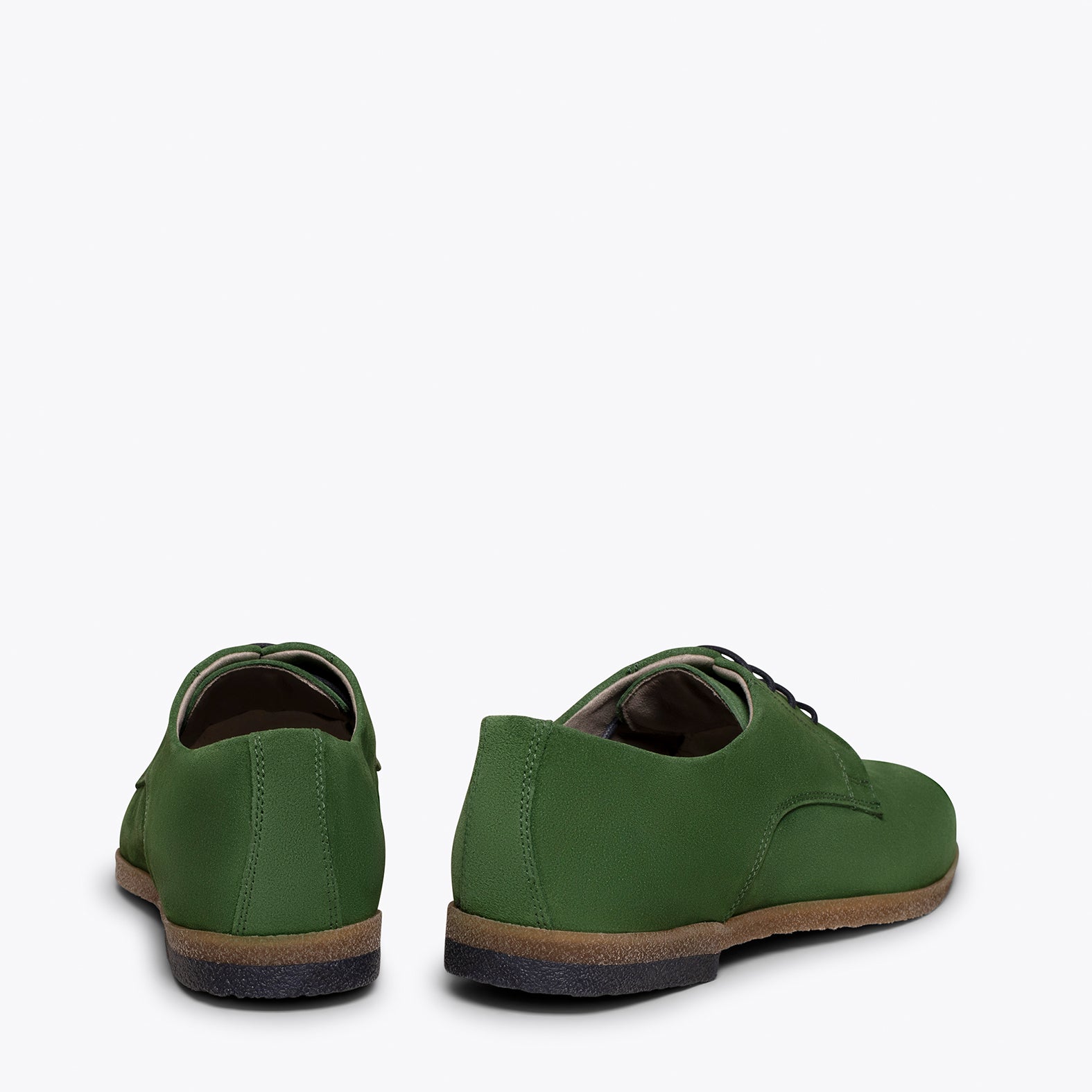 BLUCHER – GREEN classic shoes with laces