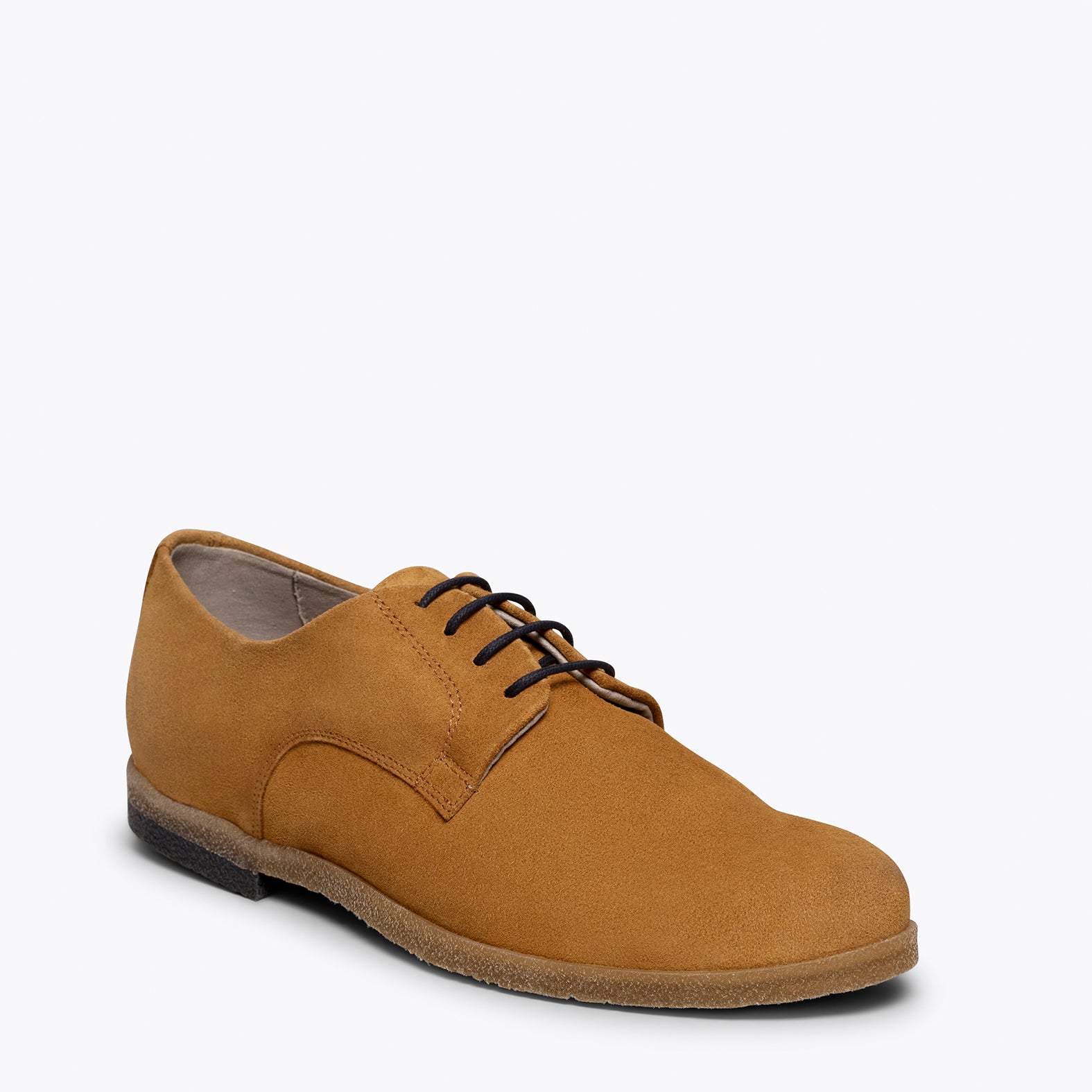 BLUCHER – CAMEL classic shoes with laces