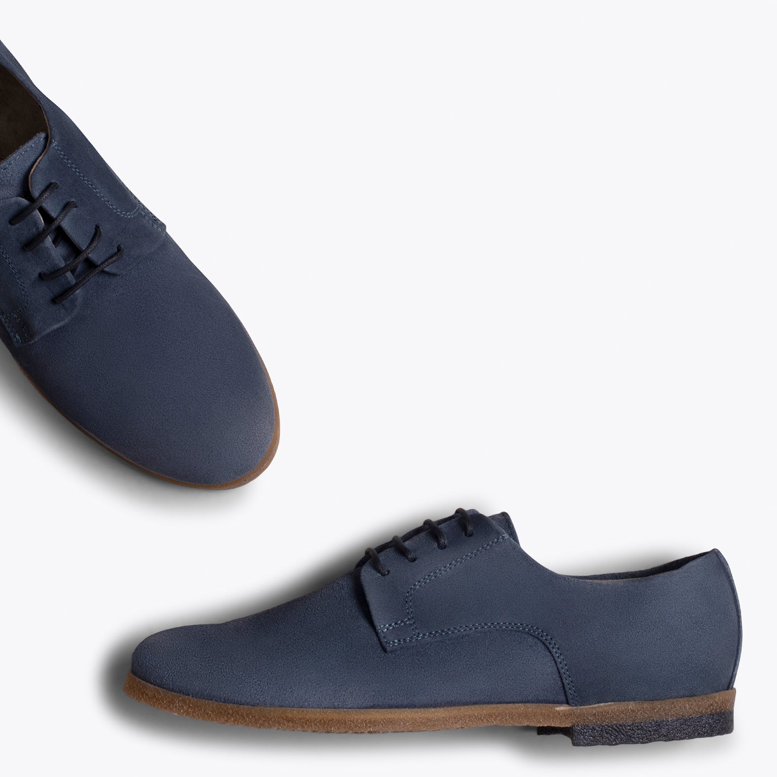 BLUCHER – BLUE classic shoes with laces