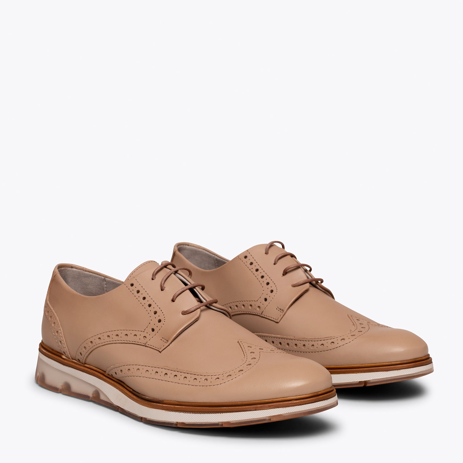 OXFORD – BEIGE classic english style brogue