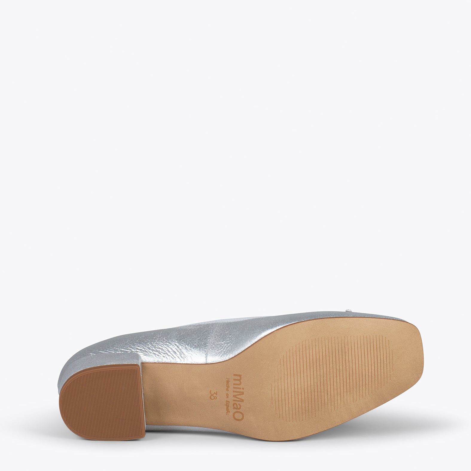 OPERA – SILVER ballerina with heel