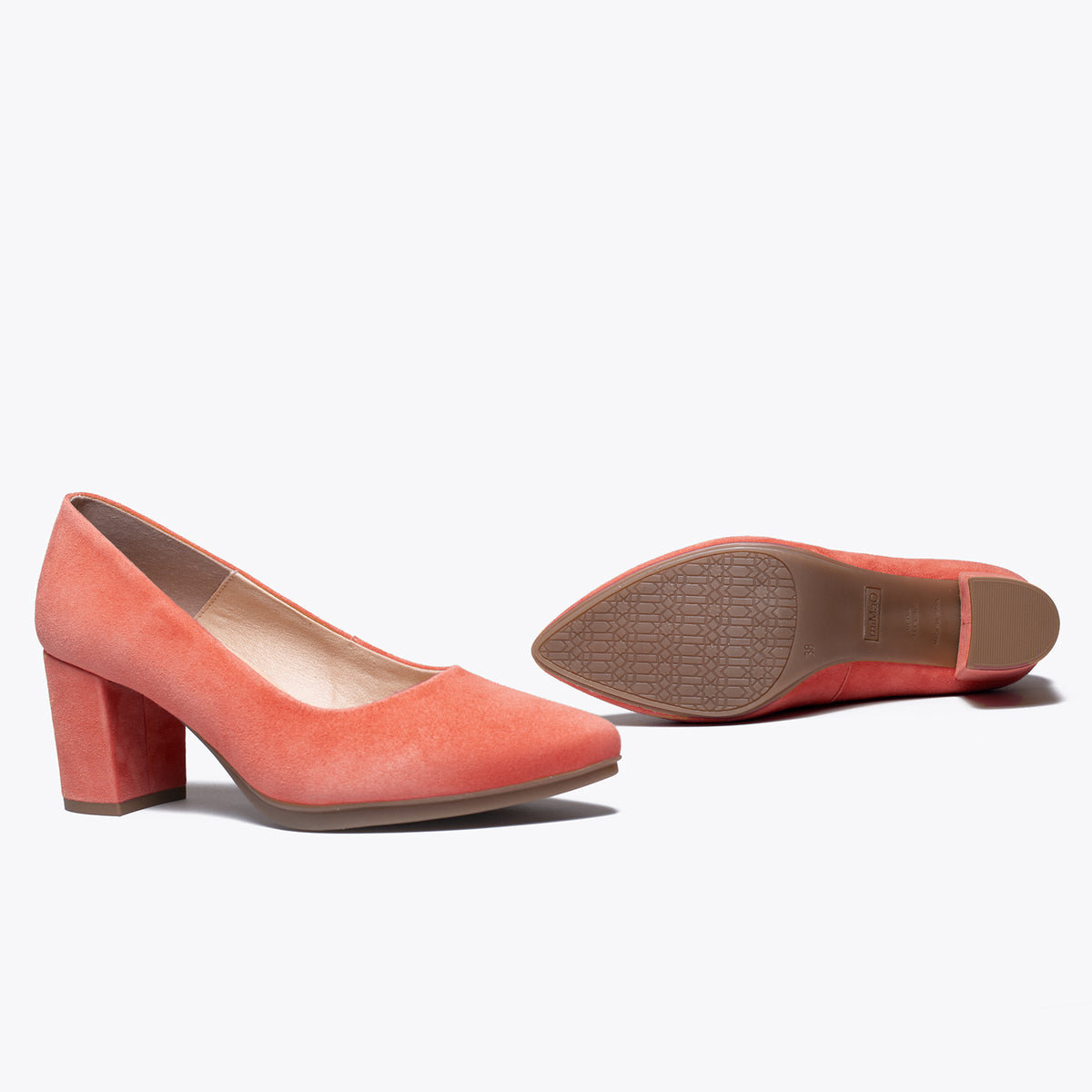 URBAN S - ORANGE mid heel