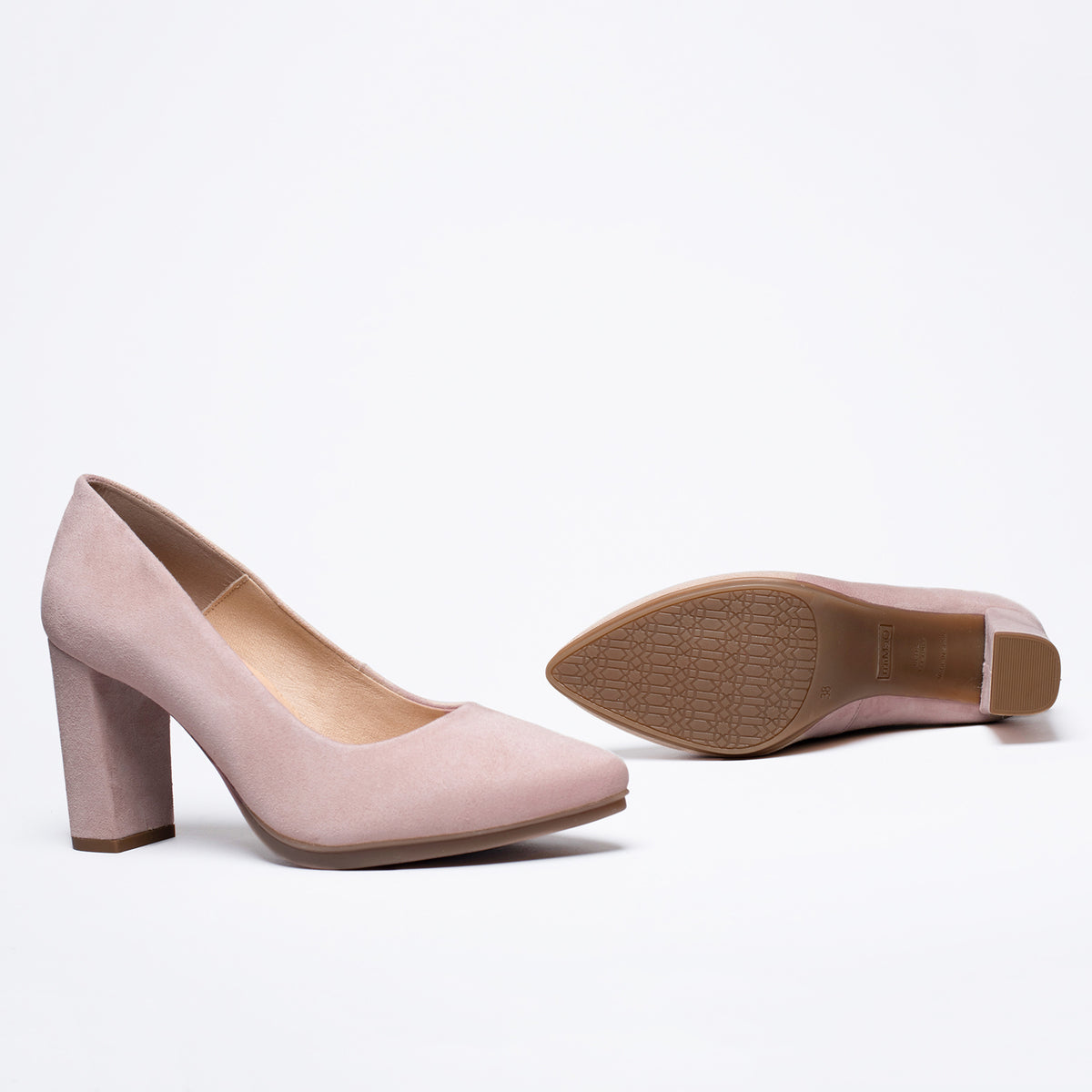 URBAN - Chaussures à talon haut NUDE Urban daim