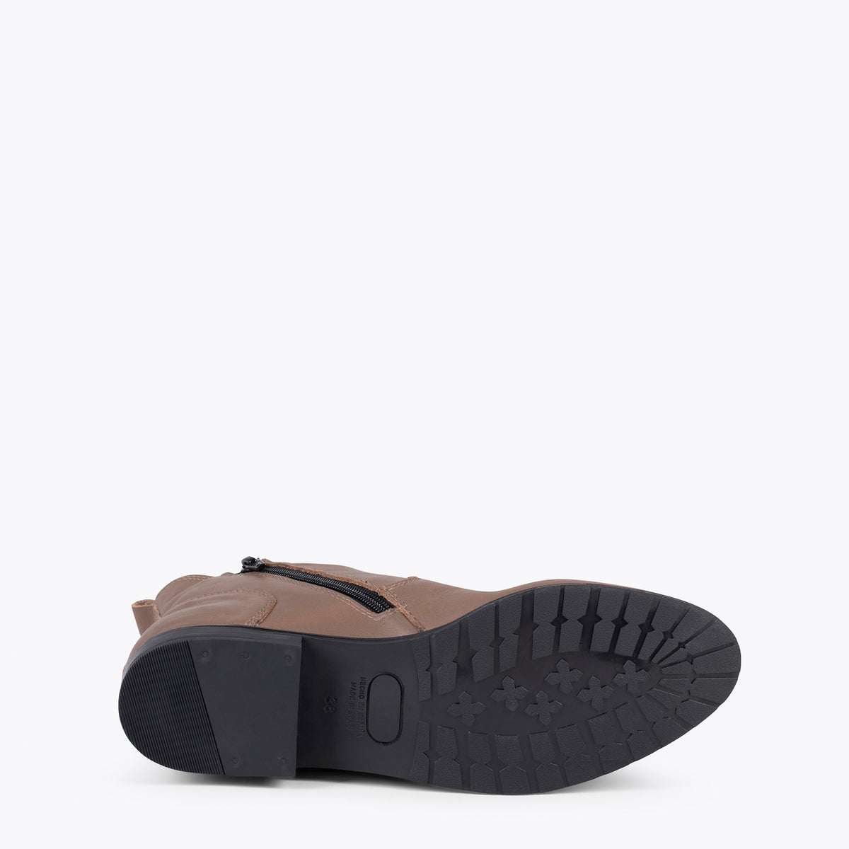 BRIGHTON – Botines planos para mujer TAUPE