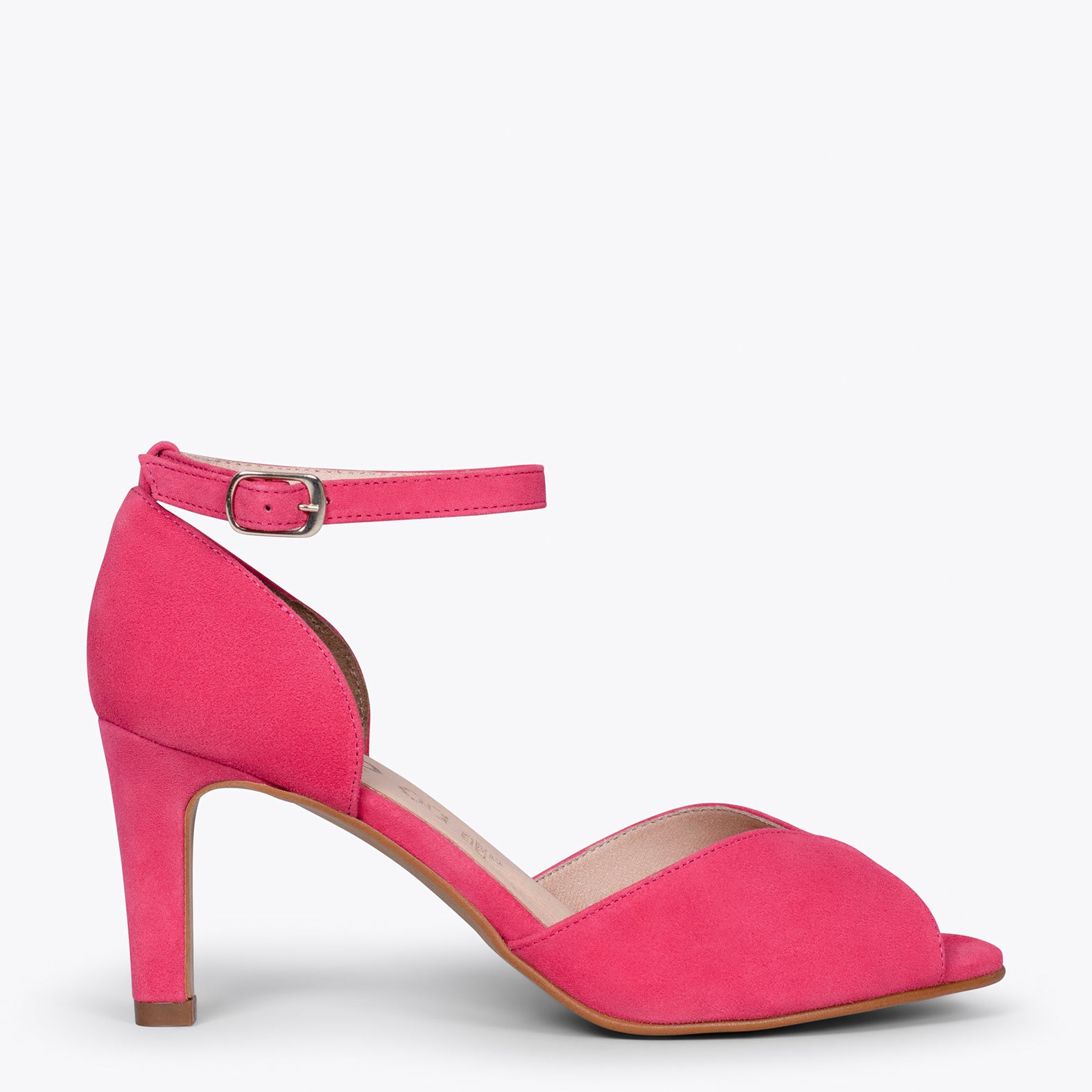 PÉTALO – Sandalias de tacón alto elegantes ROSA