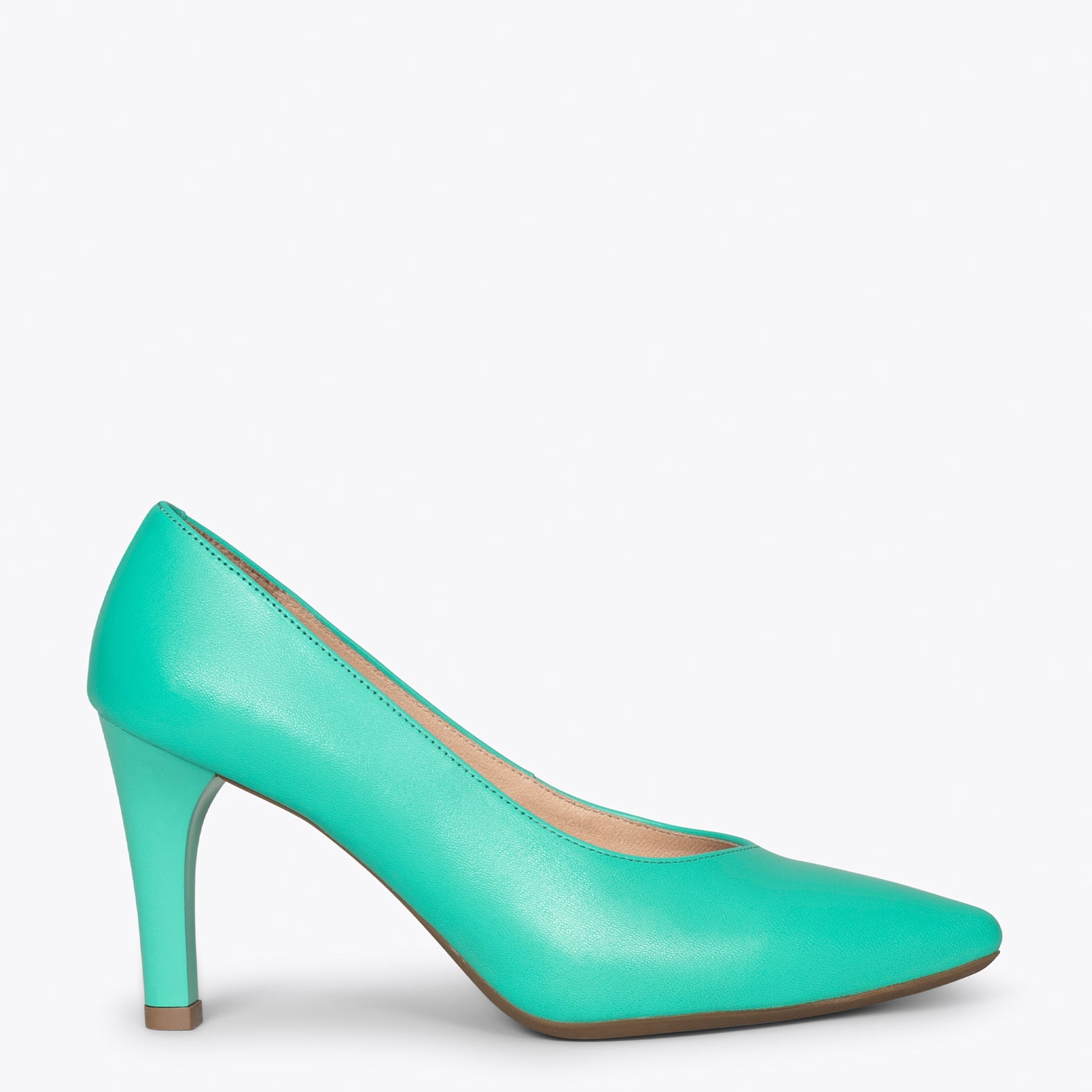 GLAM - Zapatos elegantes de tacón alto VERDE AGUA