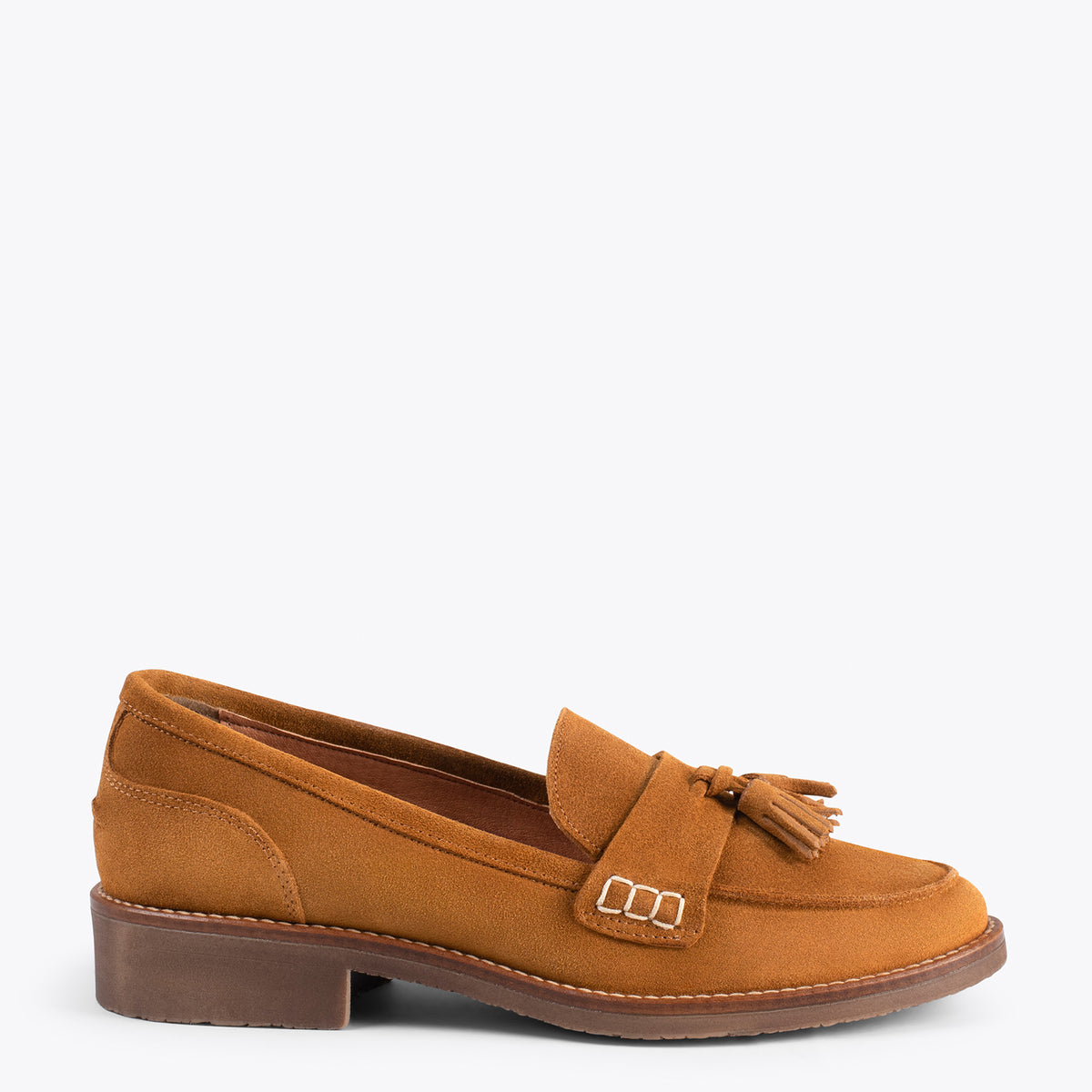 CASTELLANO CASUAL – Mocasín con borla CAMEL
