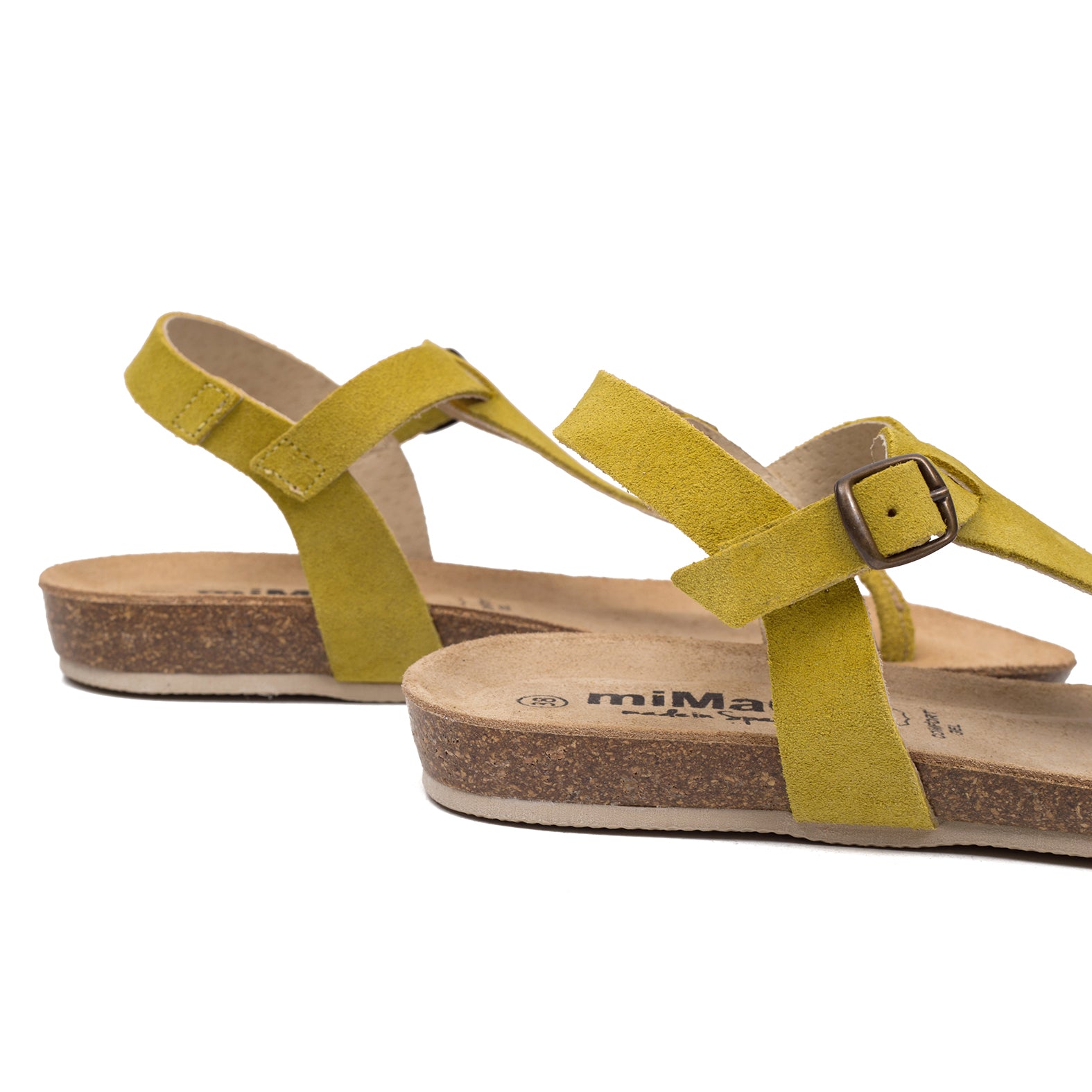 BIO GREEN - Sandalia plana AMARILLO - miMaO ShopOnline