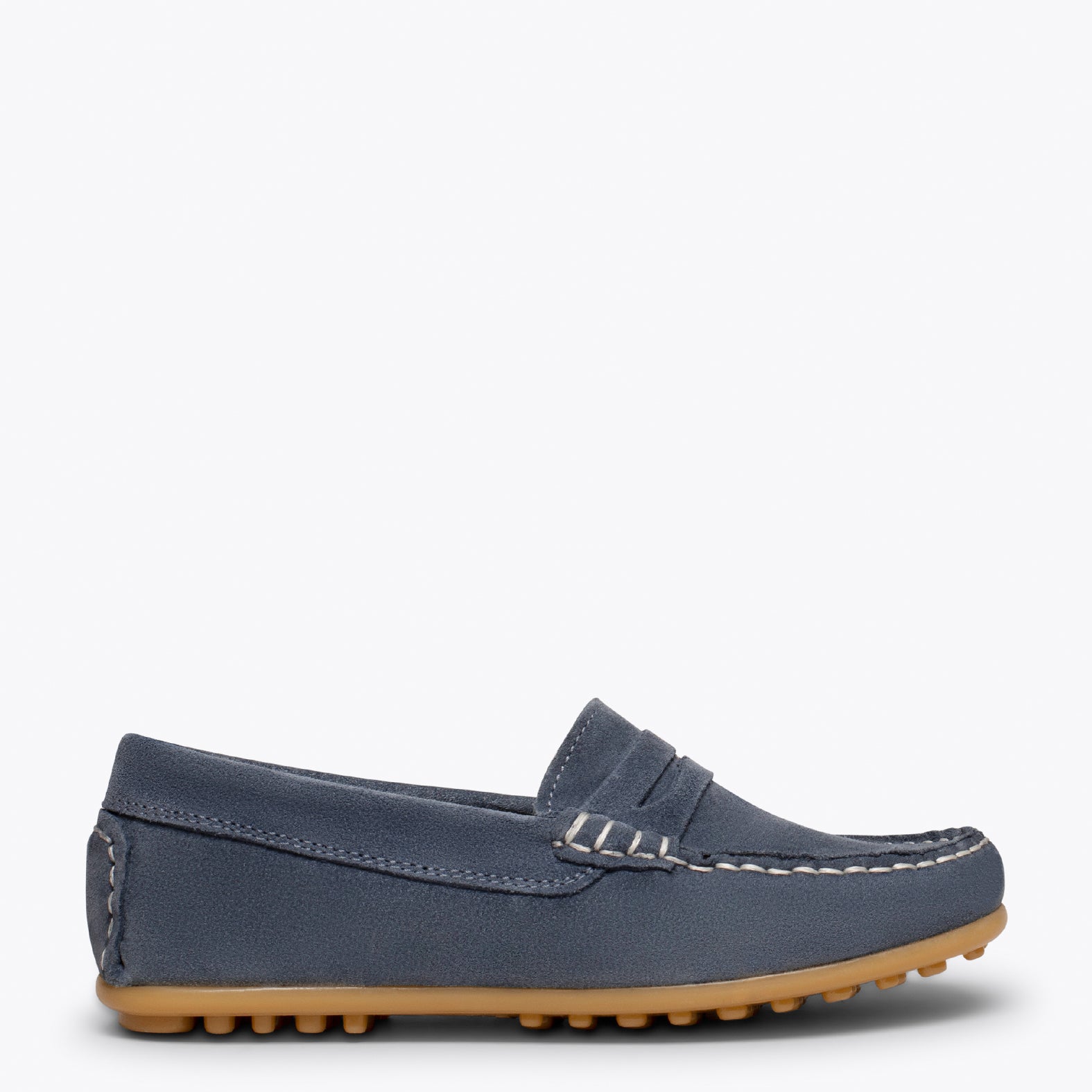 MOCASÍN Mocasines JEANS para niños de piel