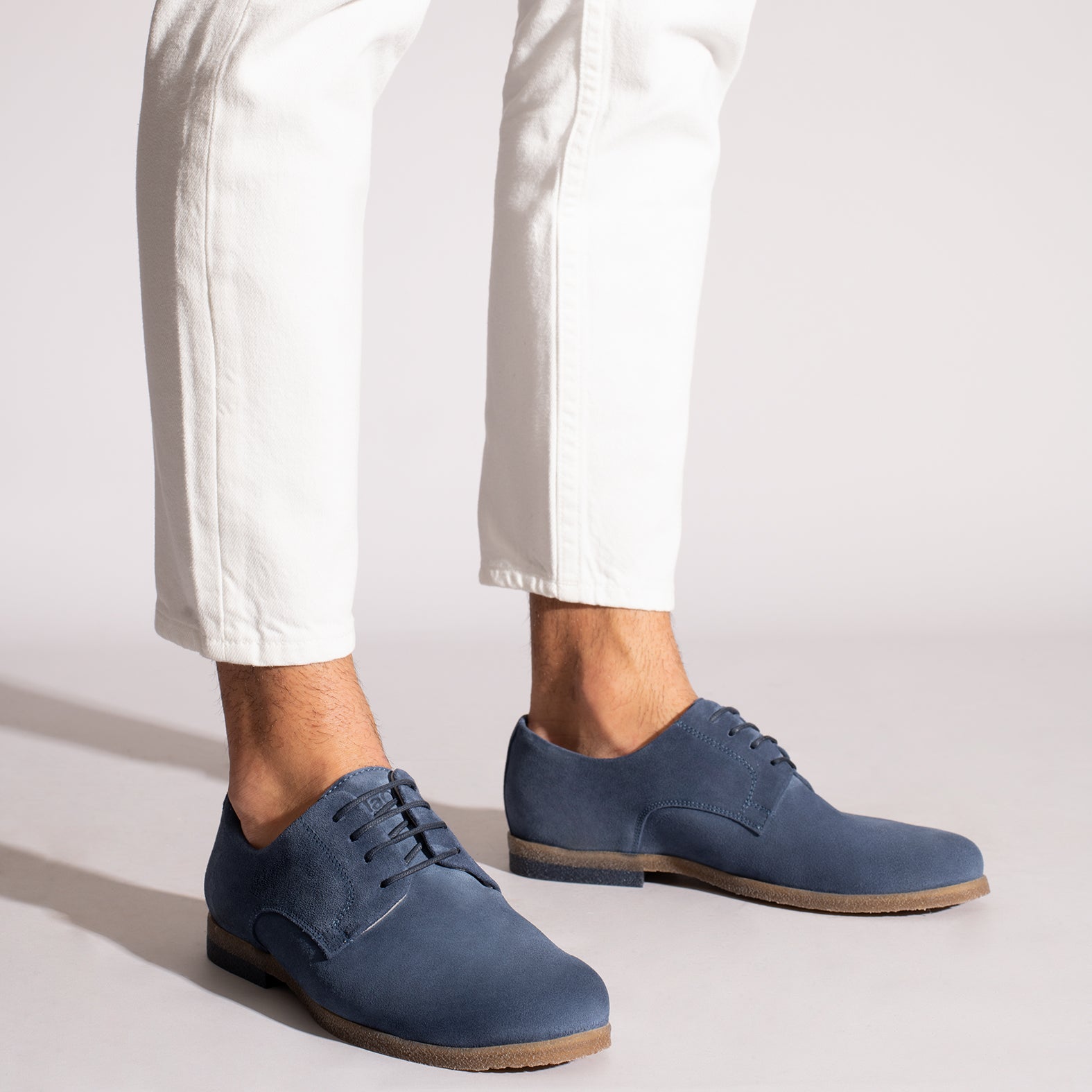 BLUCHER – BLUE classic shoes with laces