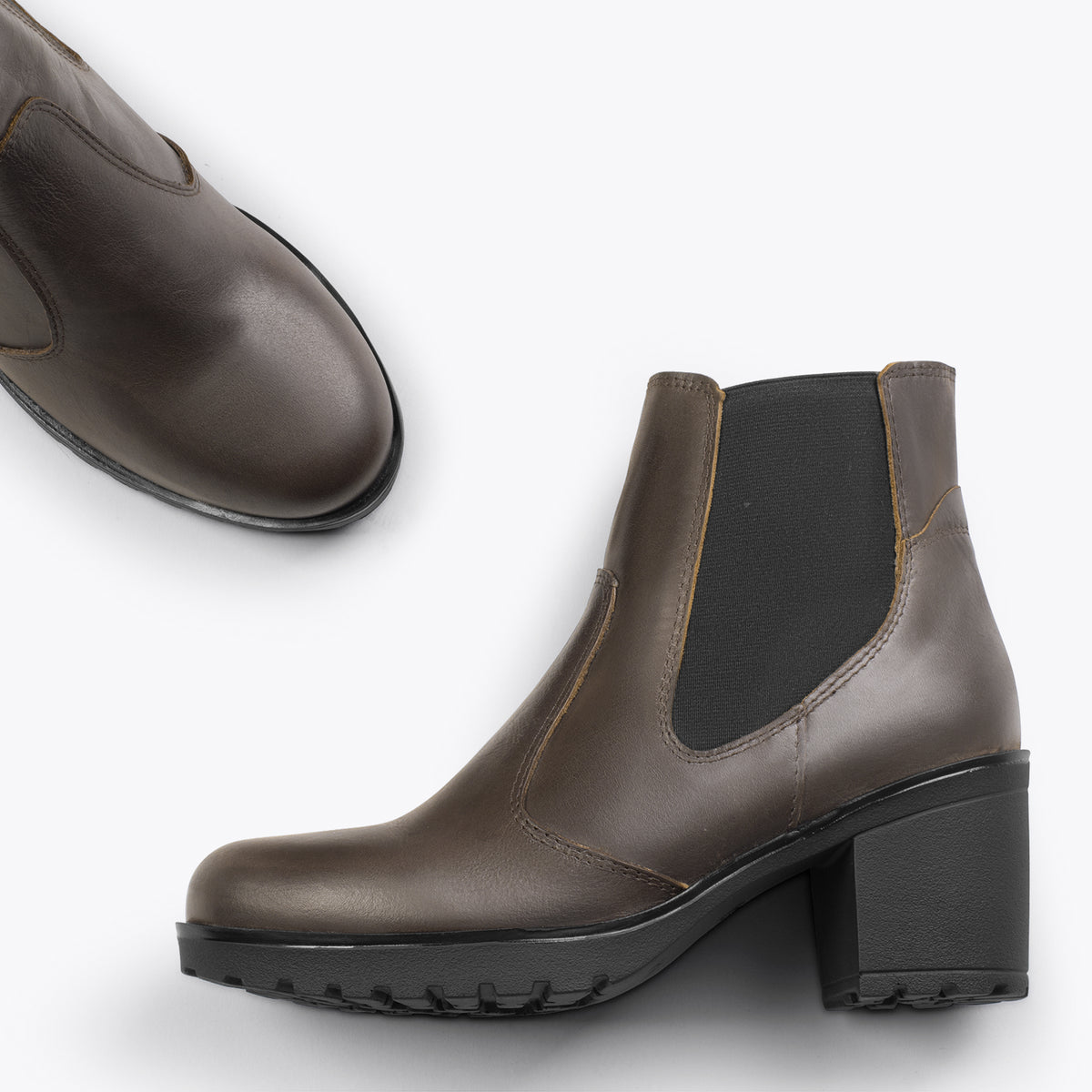 SOHO - Botines Chelsea con tacón LODO