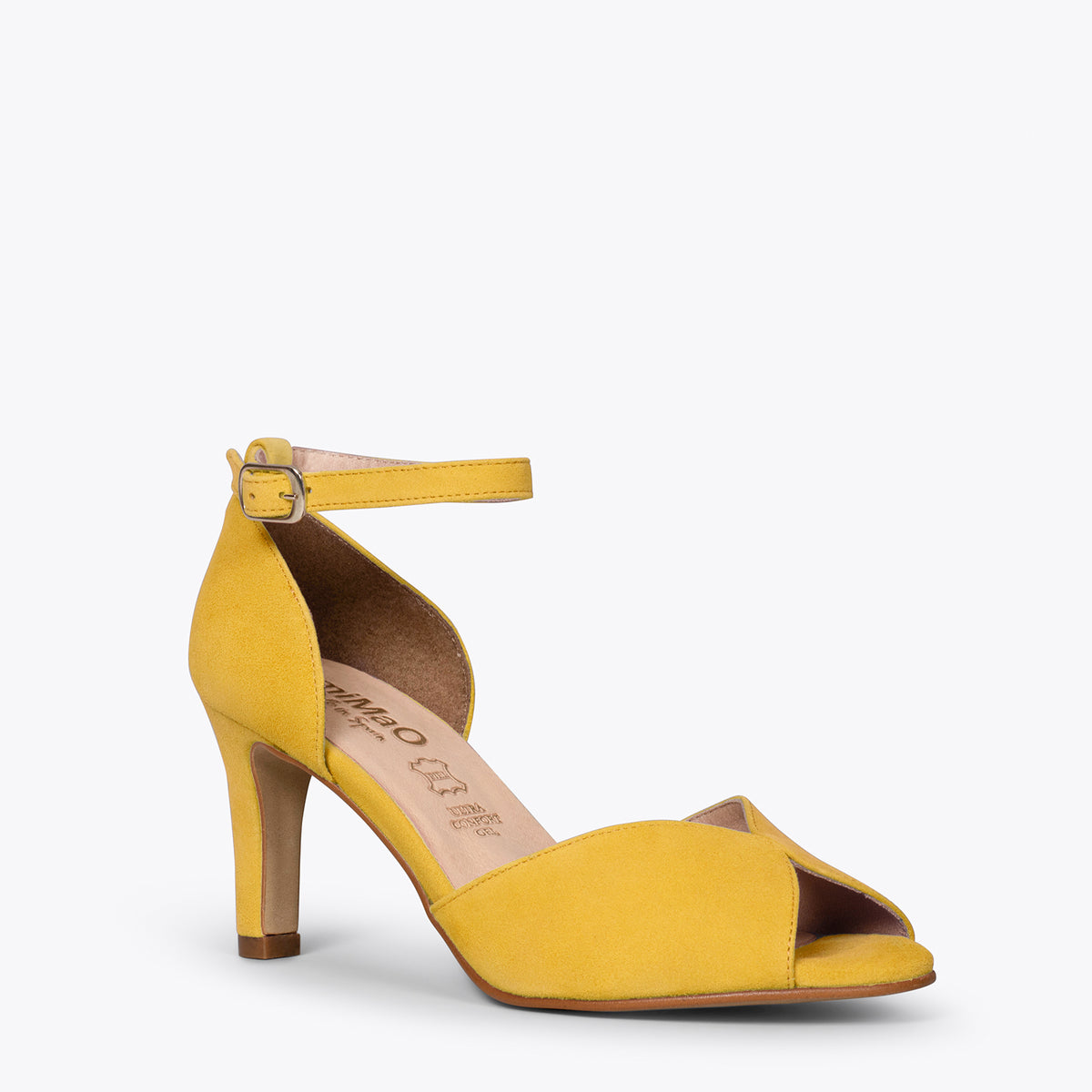 PETAL – YELLOW high heel sandal