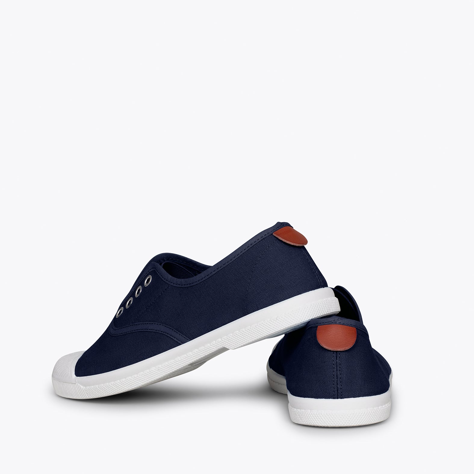 WAY - Zapatillas sin cordones de lona MARINO - miMaO ®
